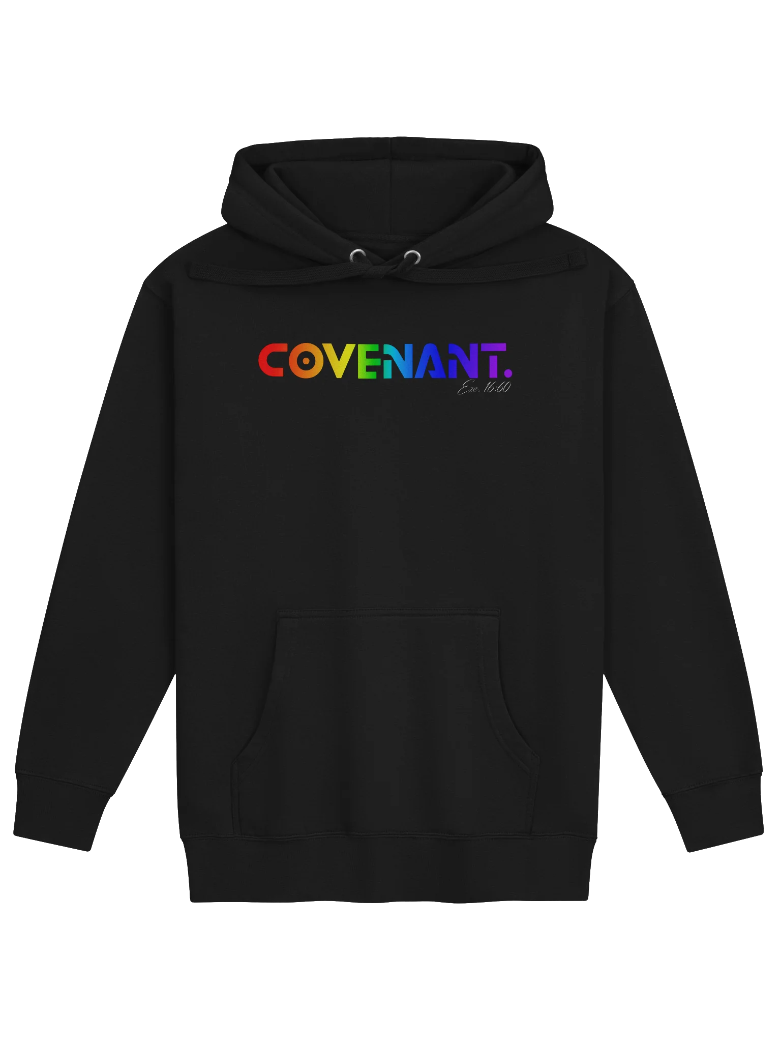 COVENANT. Rainbow Faith Statement Hoodie — His Promise Still Stands product image (3)