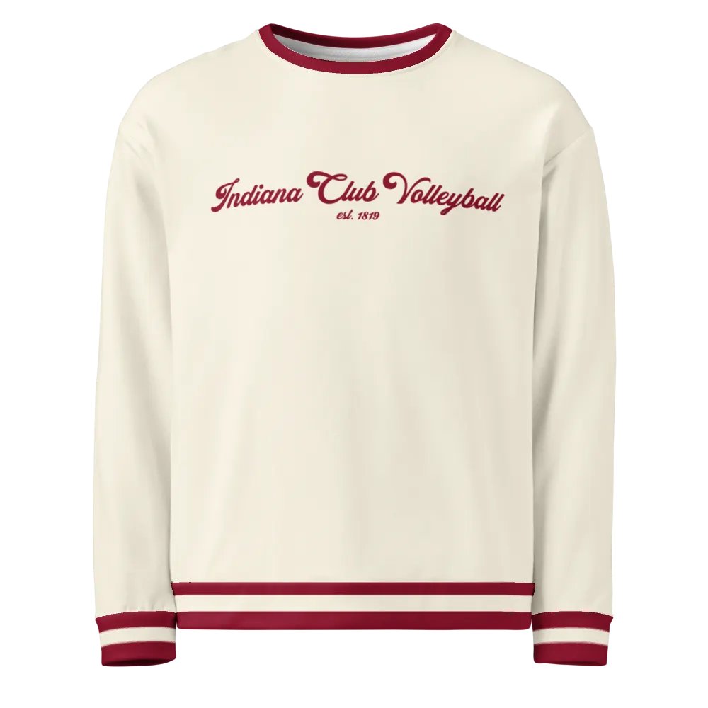 Indiana Club Volleyball Sublimated Throwback Crewneck product image (1)