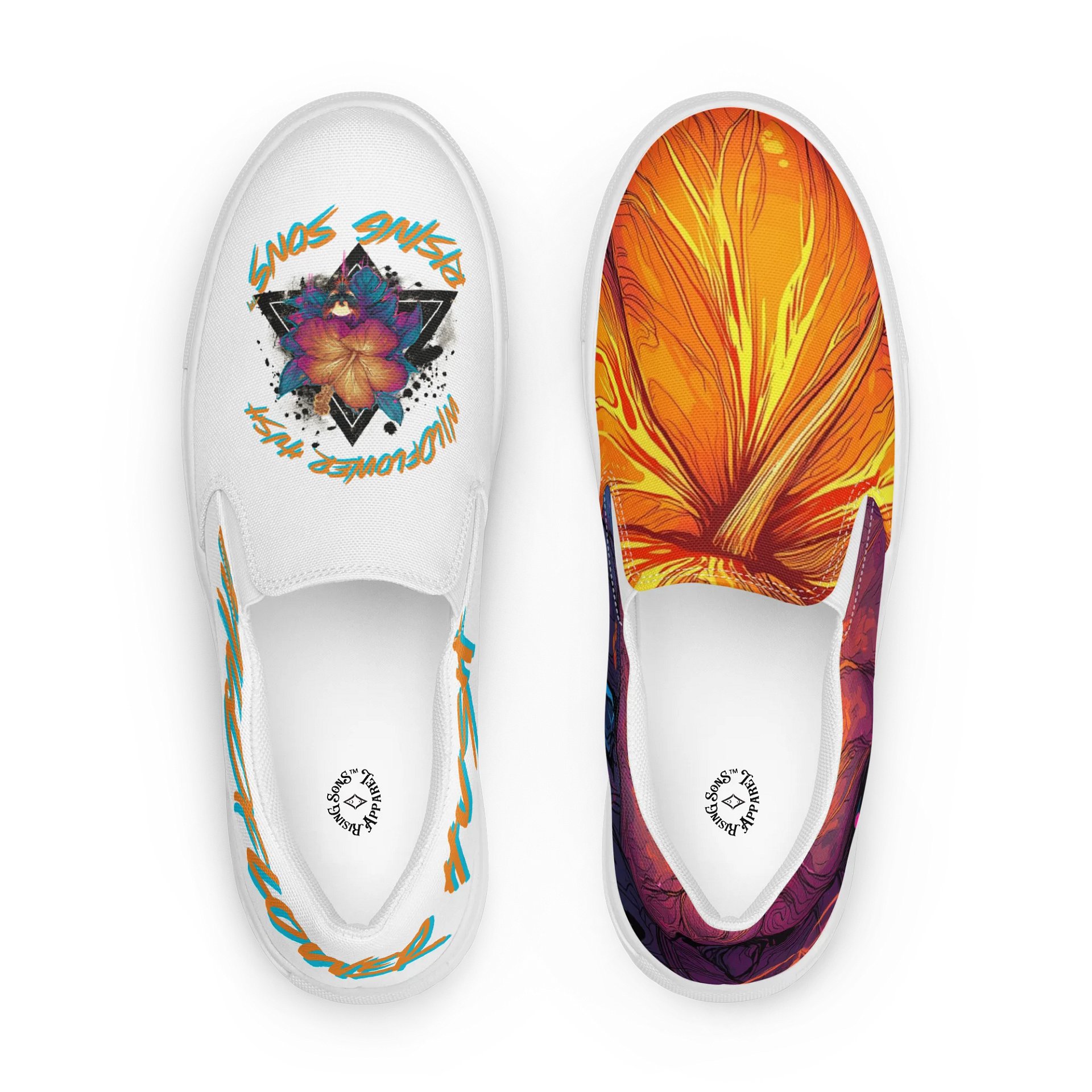 Wildflower Hush™ x Rising Sons™ - Women's Slip-on Canvas product image (1)