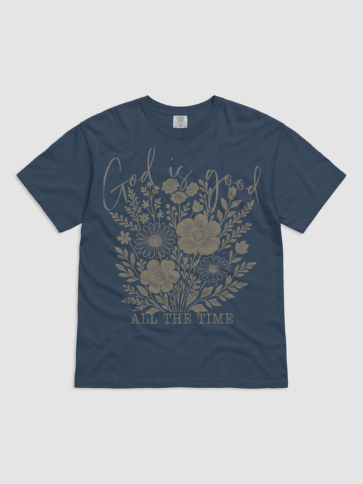 God is Good Floral T-Shirt product image (2)