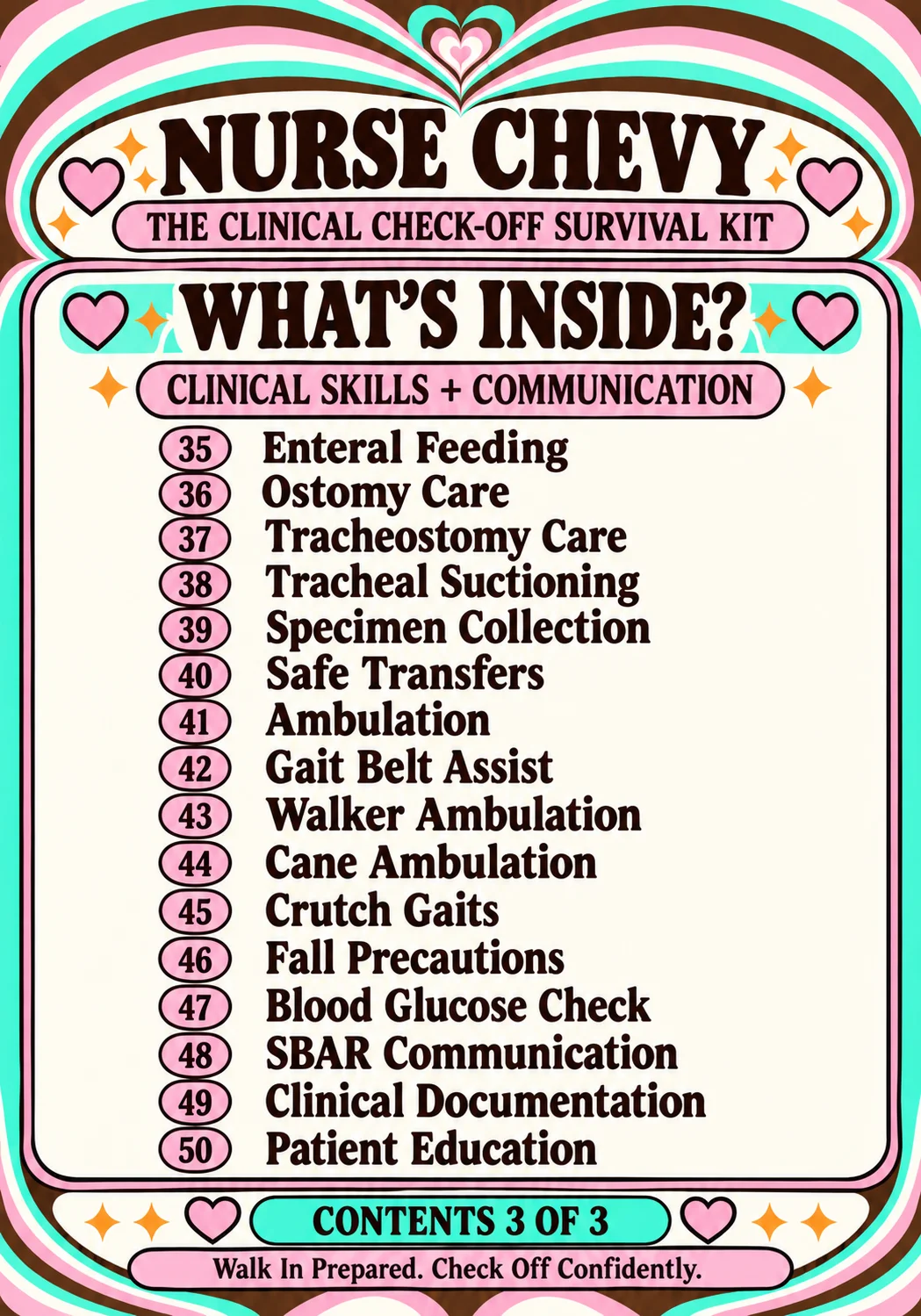 Nursing Skills Check-Off Bundle — Clinical Skills Step-by-Step Guides product image (5)