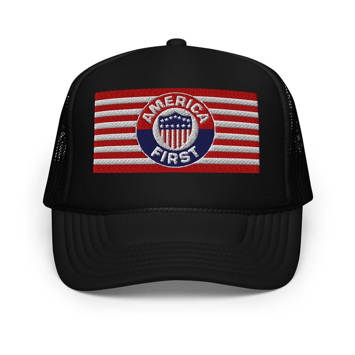 America First Embroidered Trucker Cap product image (1)