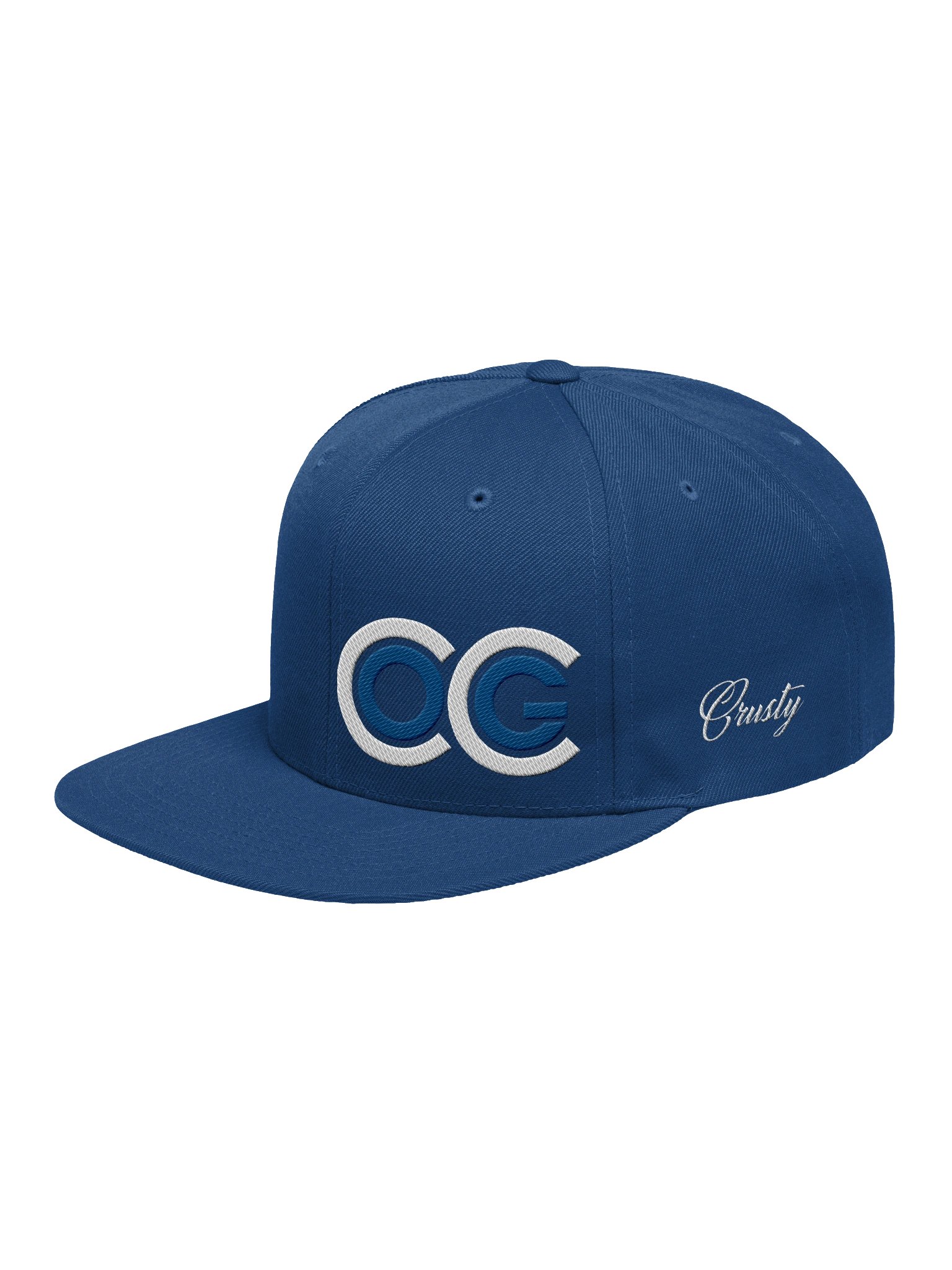 Cocoa Crusty CCOG Flatbill - White/Royal on Royal product image (3)