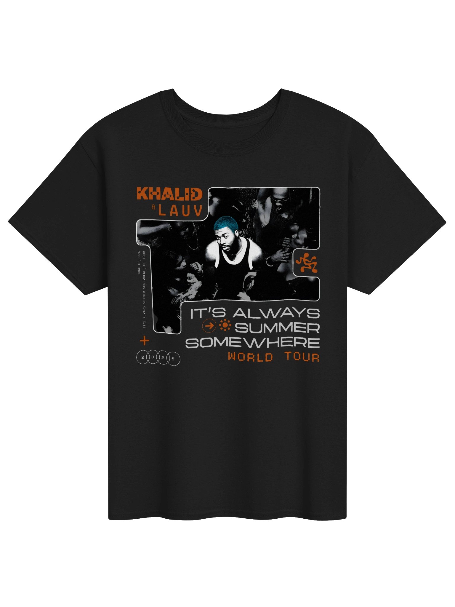 Official Khalid World Tour 2026 Tshirt product image (1)