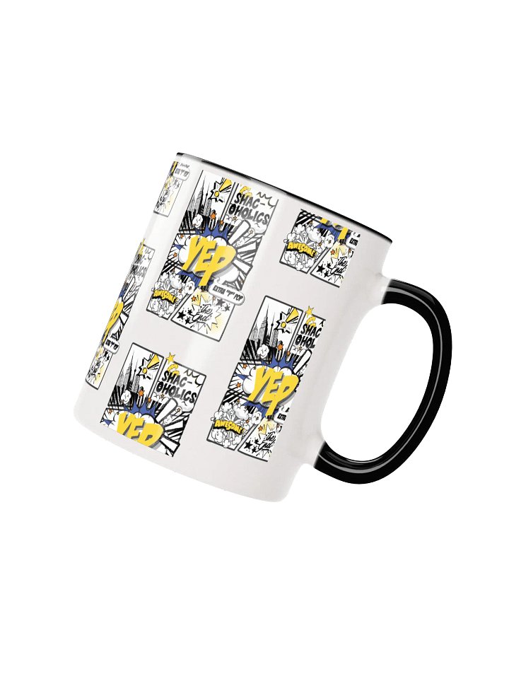 Shac-oholics Comic Blast Mug - Yellow 