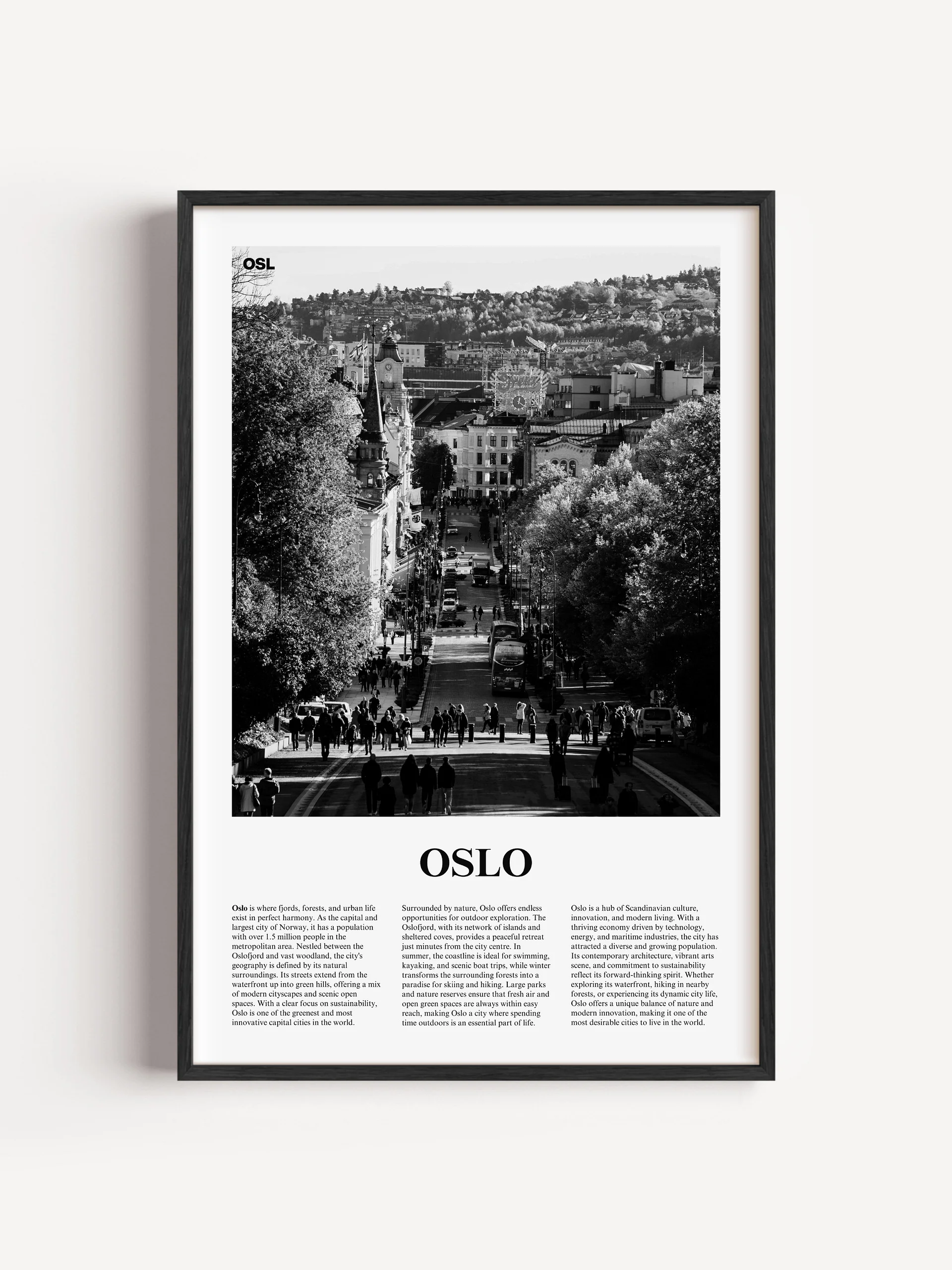 Oslo 02 Newspaper Poster product image (1)