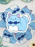 Chennizen - Fluffy Blue Cat Vinyl Sticker