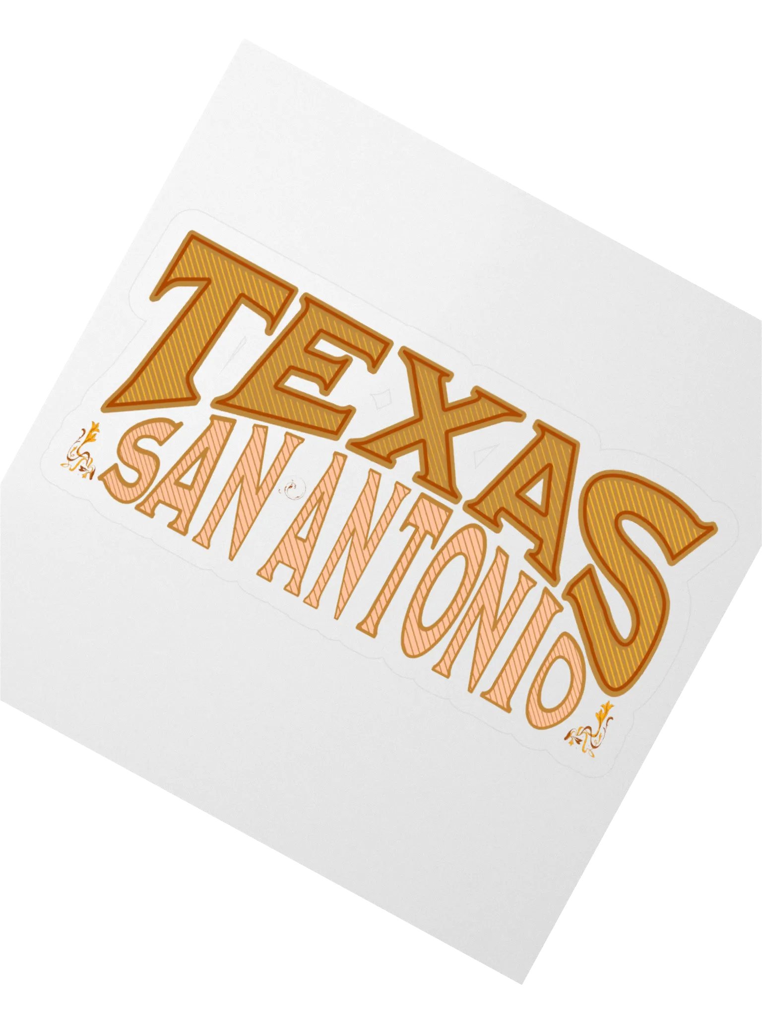 Texas San Antonio Vibes Kiss Cut Sticker product image (4)