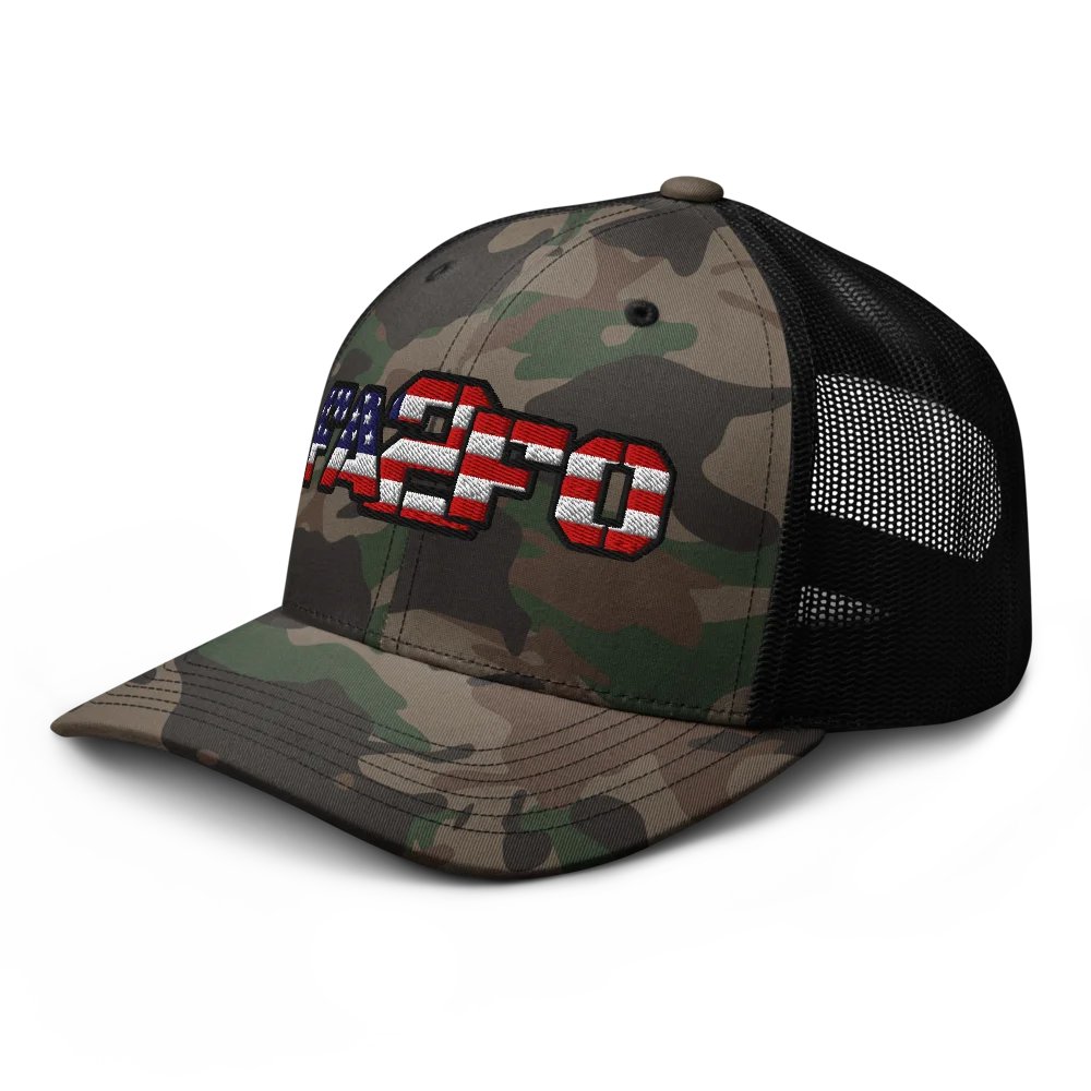 FA2FO Flag Camo Trucker Hat product image (4)
