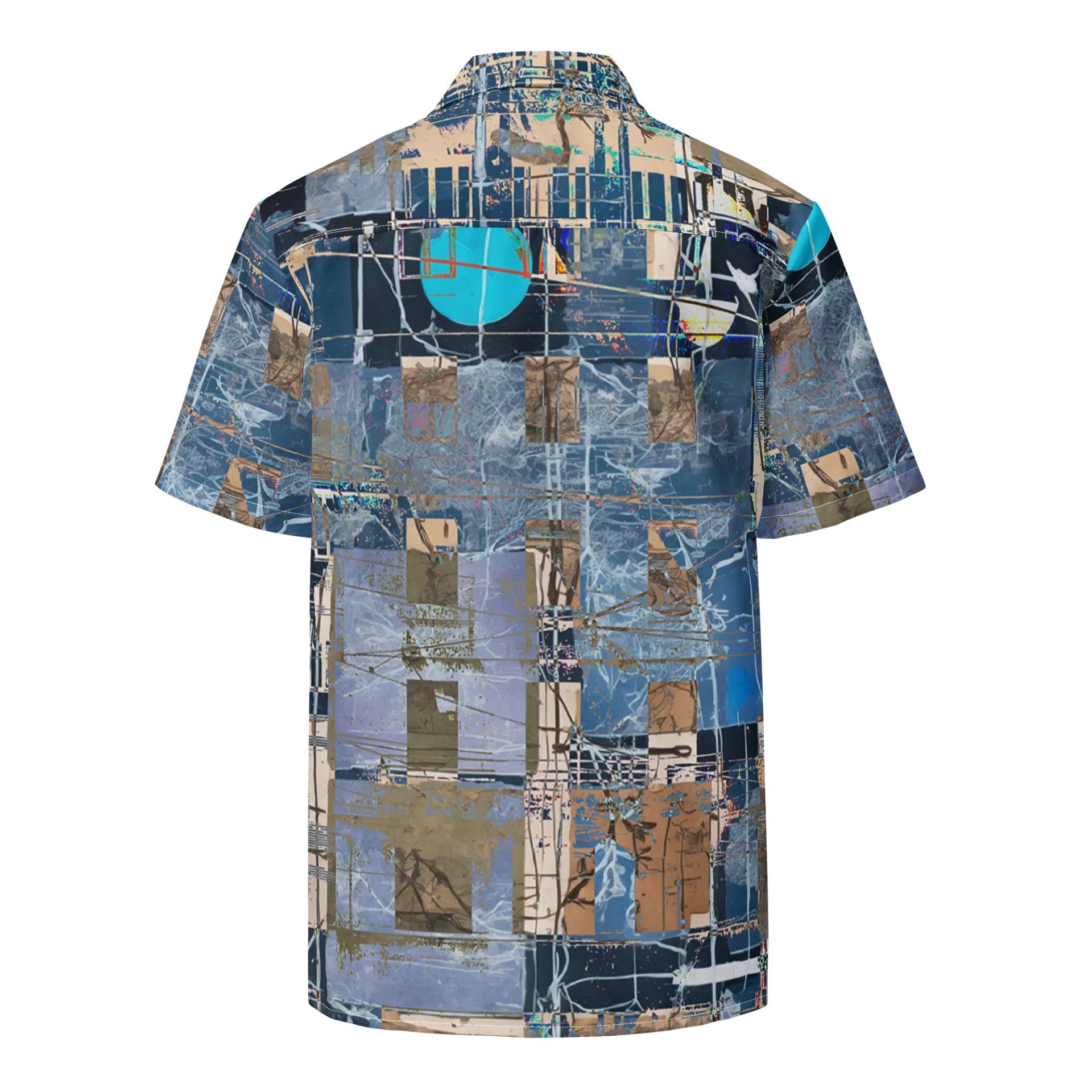 Oceanic Geometry Hawaiian Shirt product image (2)