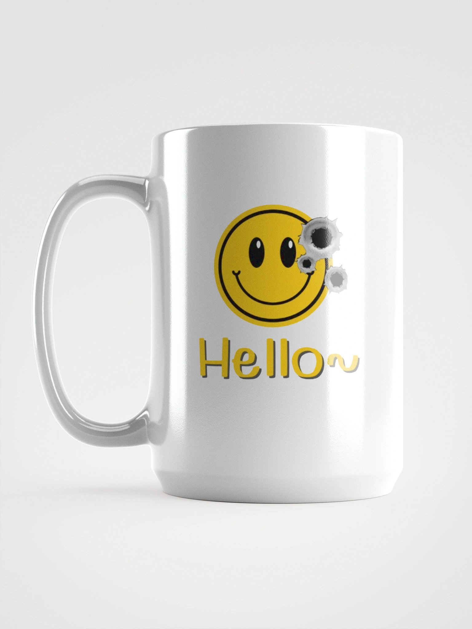 Hello | White Glossy Mug by Mugz product image (2)