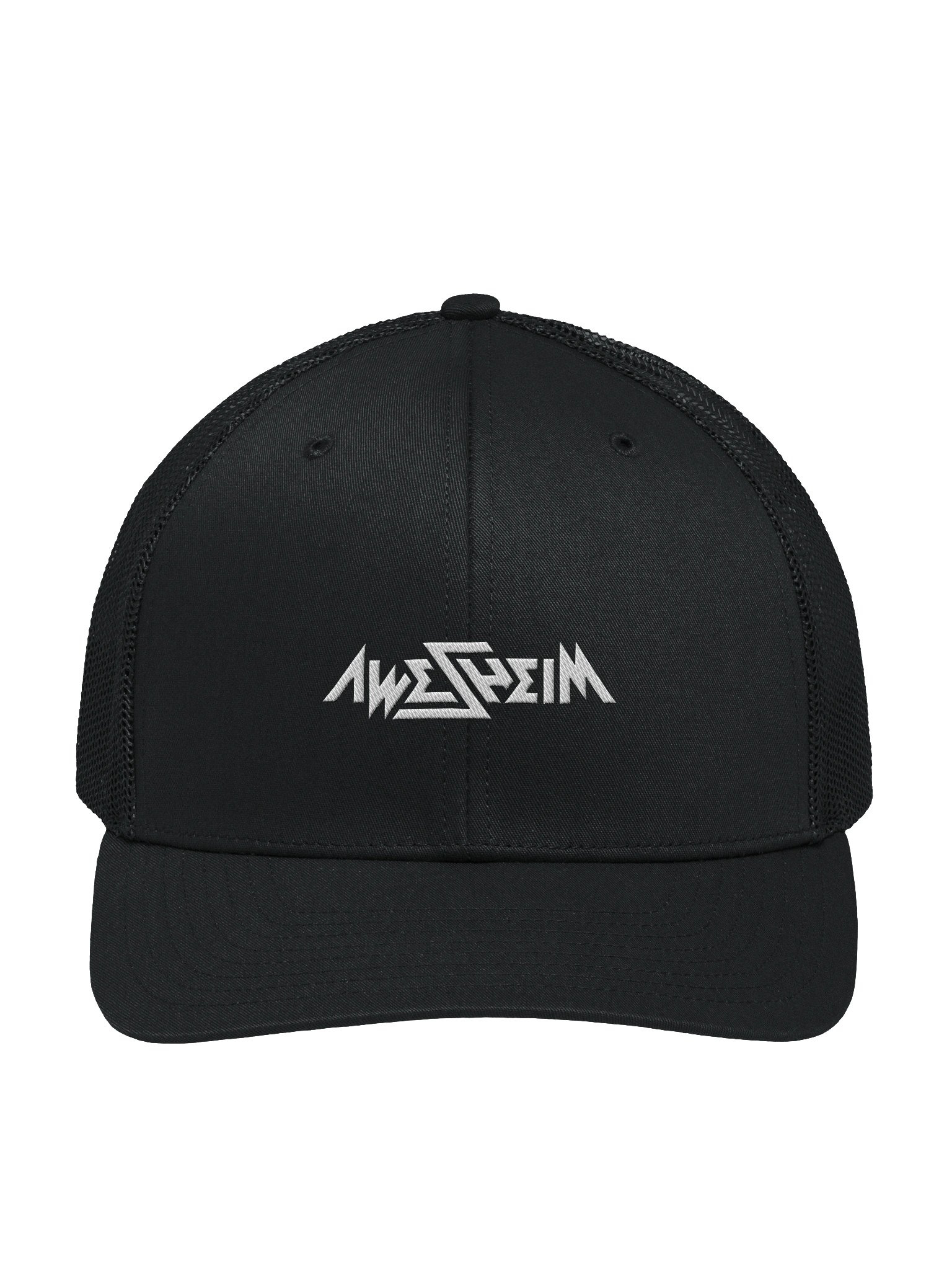 Awesheim white logo cap product image (1)