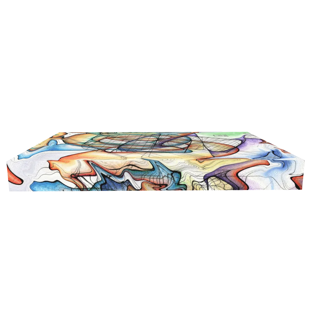 Translucent Heart - Geometric Art Canvas Print product image (4)
