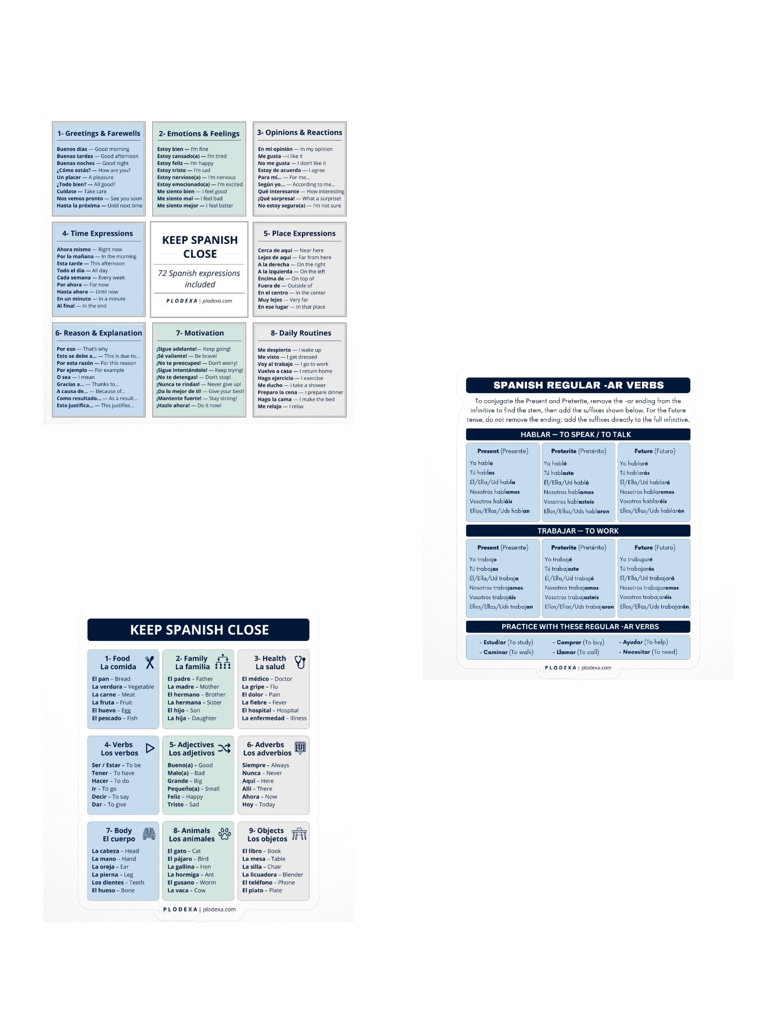 The Spanish Trio Sticker Bundle product image (1)