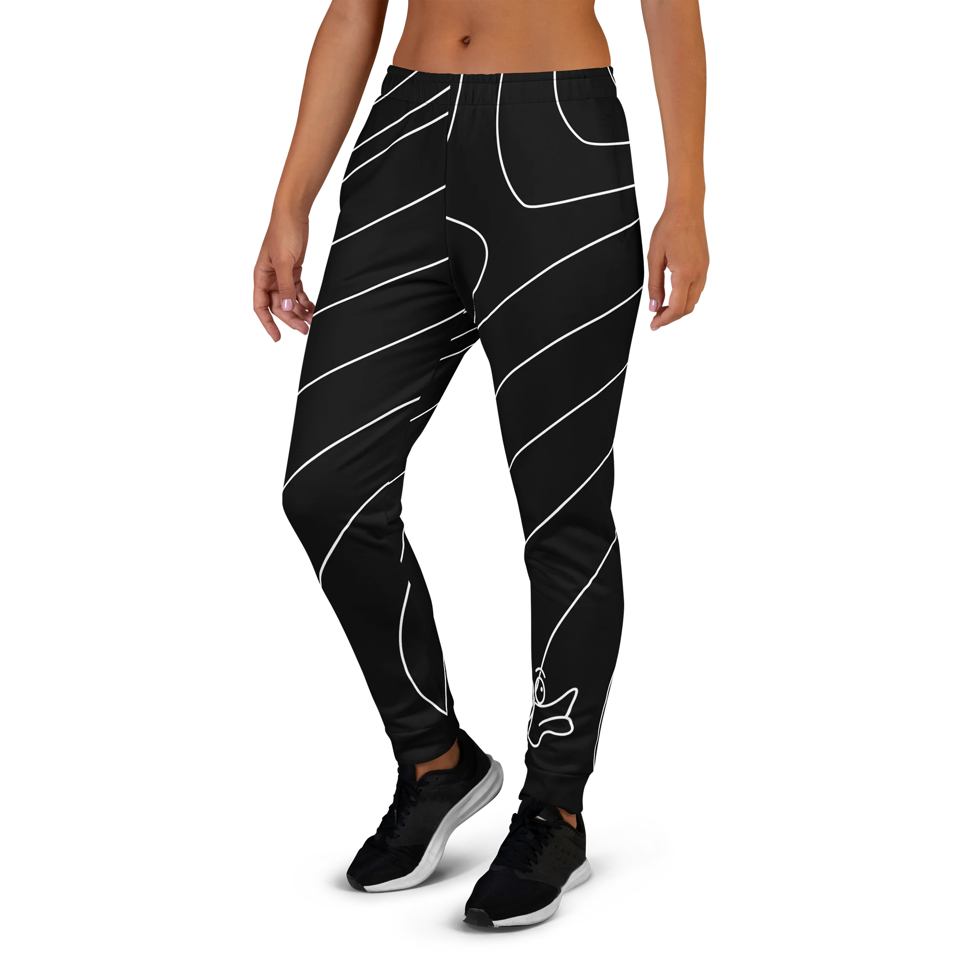 Ducc Face Lines Womens Joggers product image (3)