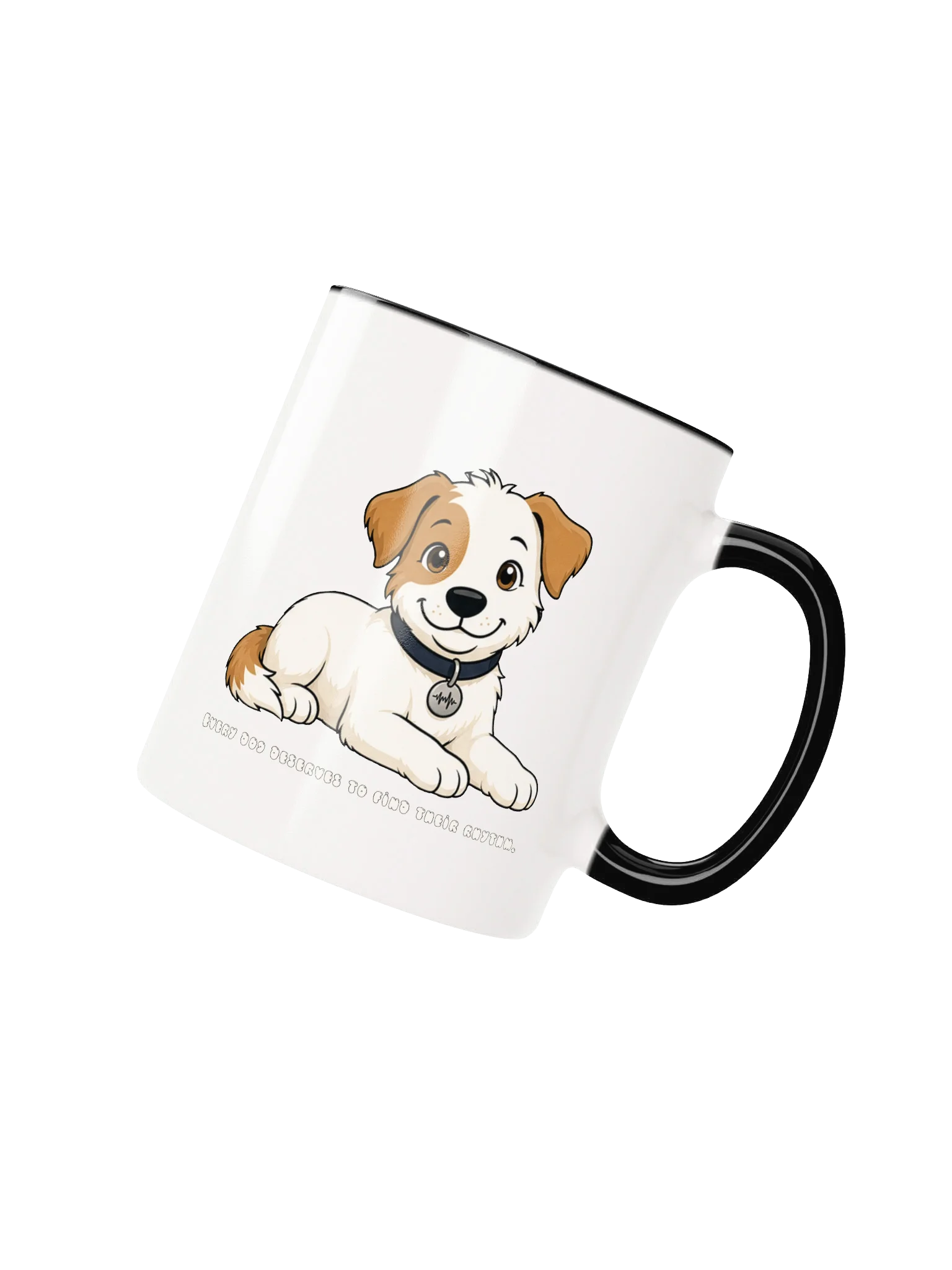 Sonance Dog Ceramic Mug with Colour Inside (Laying Down) product image (2)