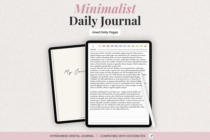 Digital Lined Journal product image (1)