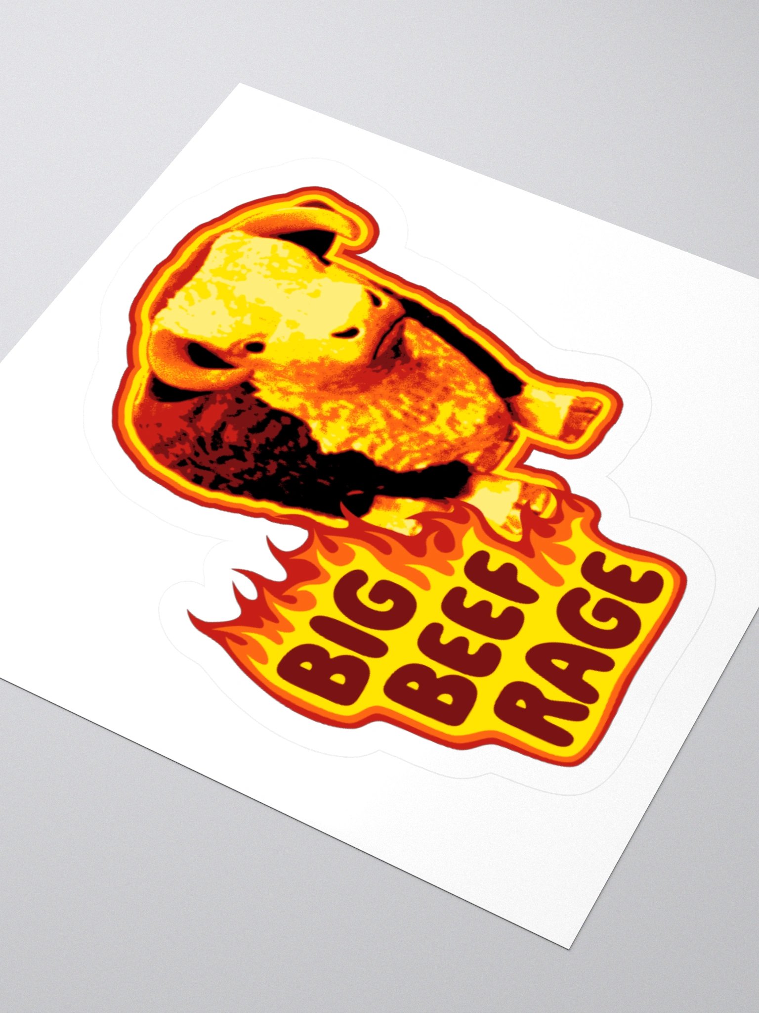 Big beef rage Sticker product image (3)