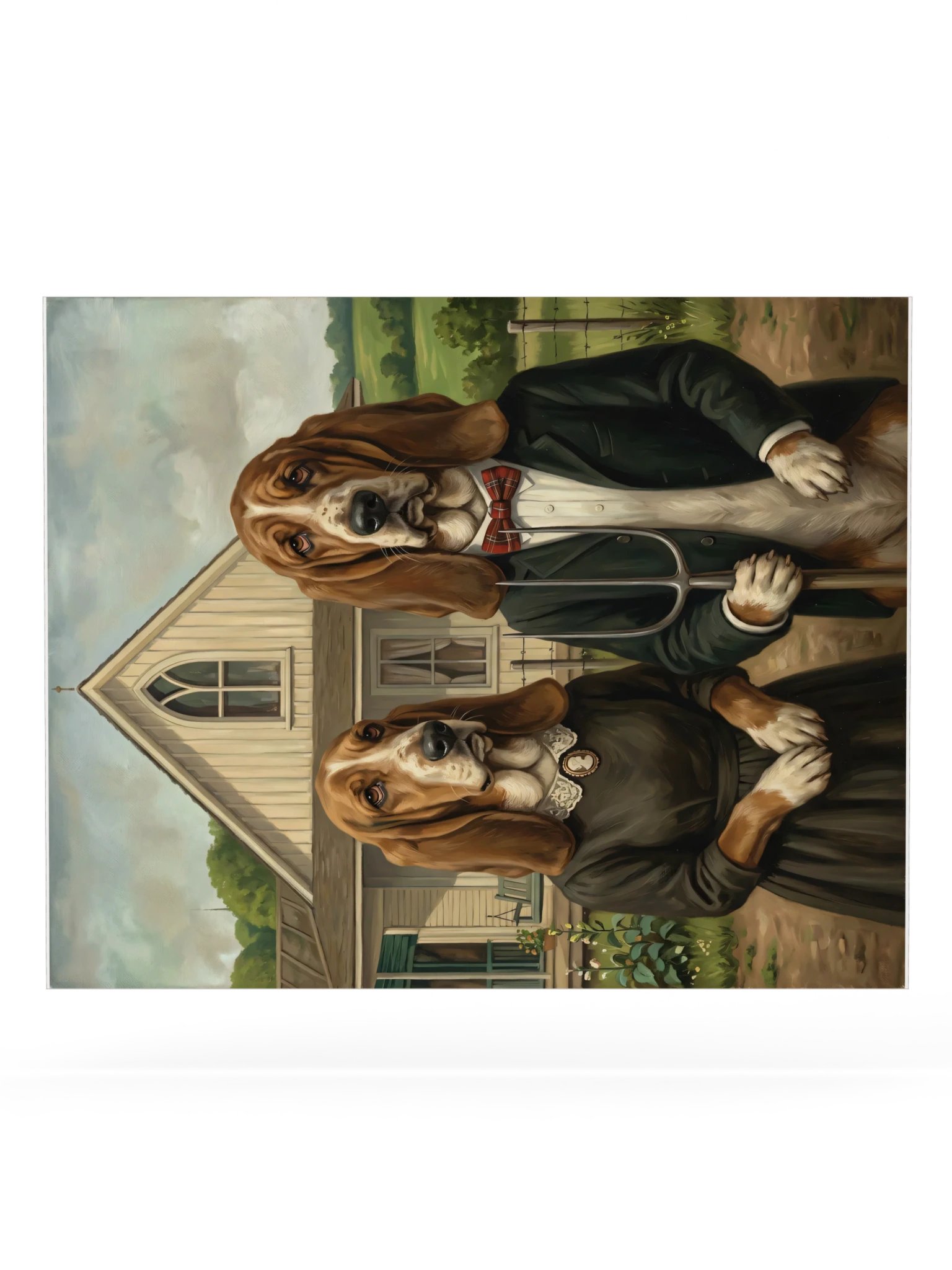 American Gothic Bassets Poster product image (20)