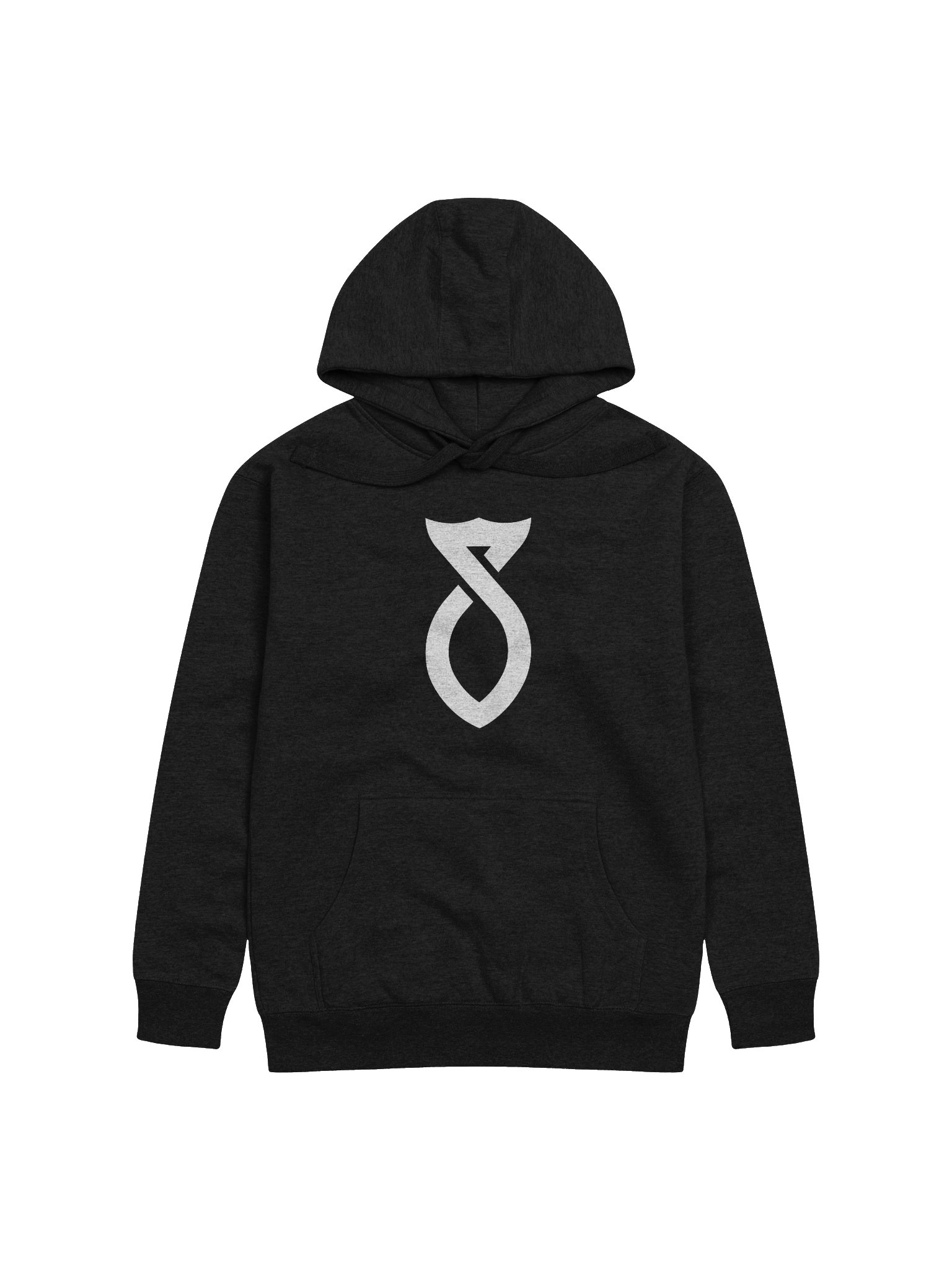 White on Black Hoodie product image (1)