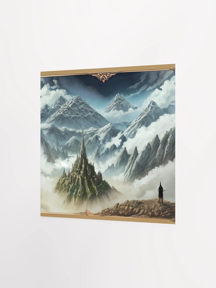 Lord Of The Rings Anime Concept Art Mystical Citadel Poster product image (7)