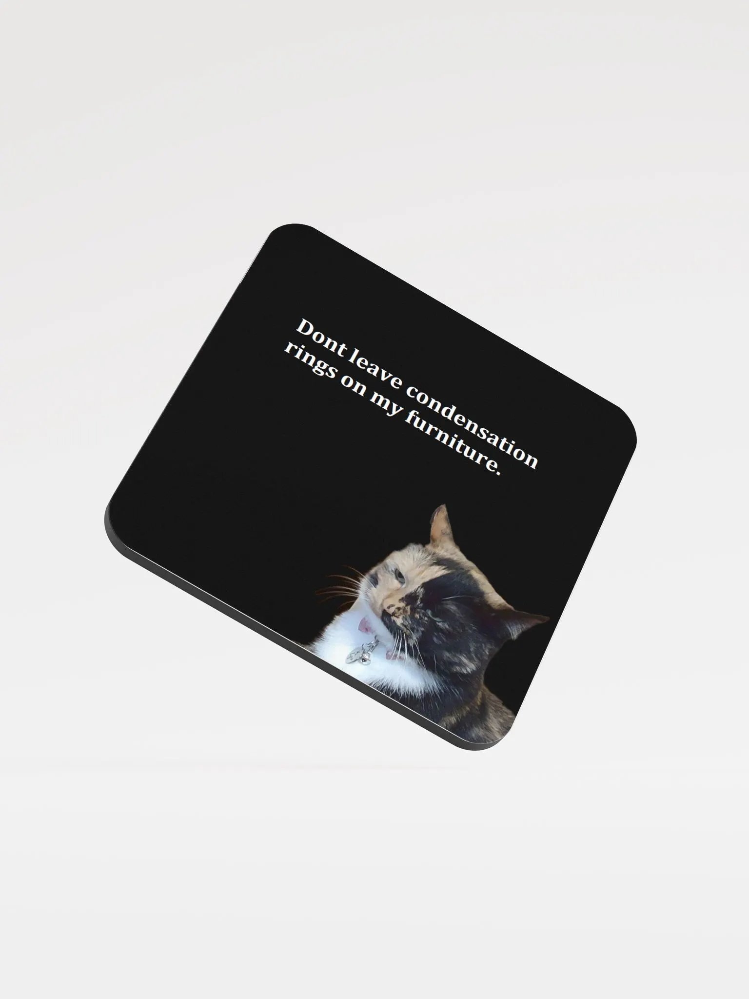 Threatening Lyra Glossed Cork Drink Coaster product image (2)