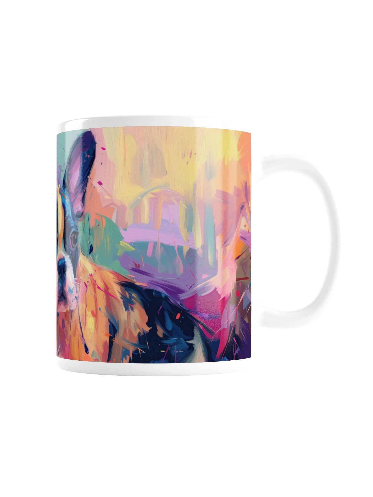 Painterly French Bulldog Mug product image (4)