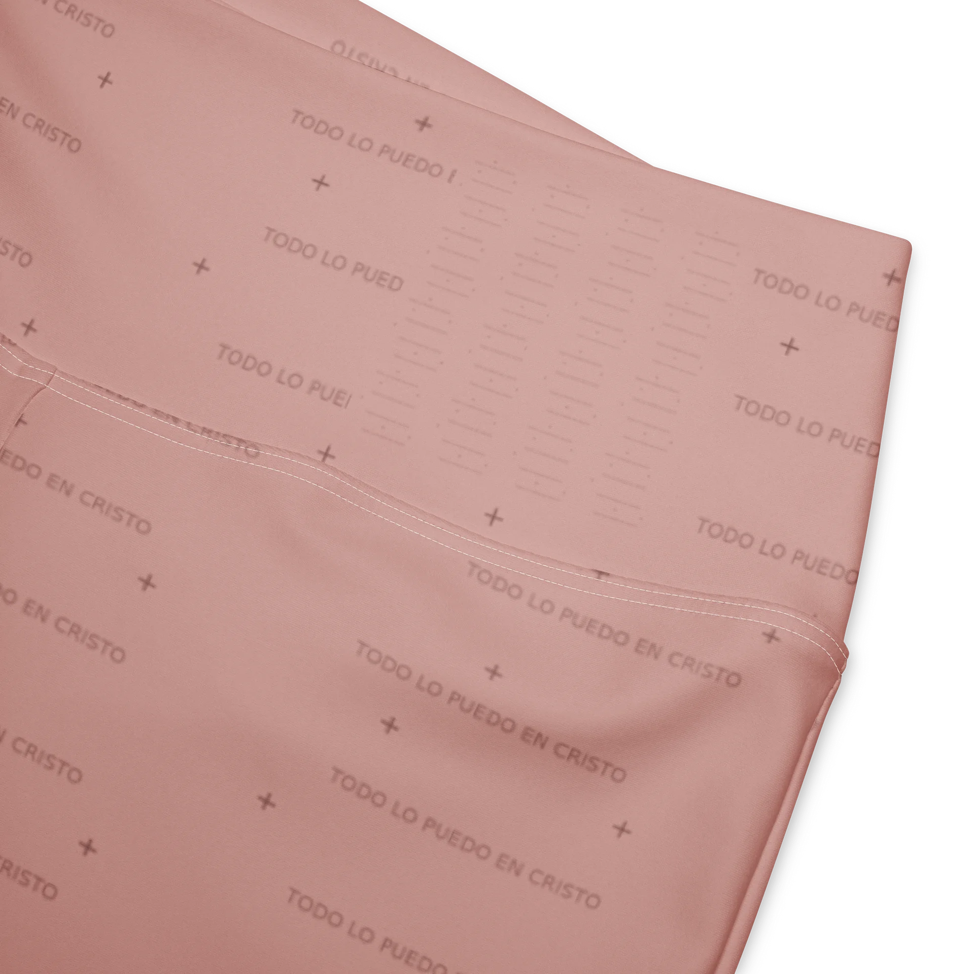Flare Leggings — Women Who Lift (Blush Pink) product image (2)