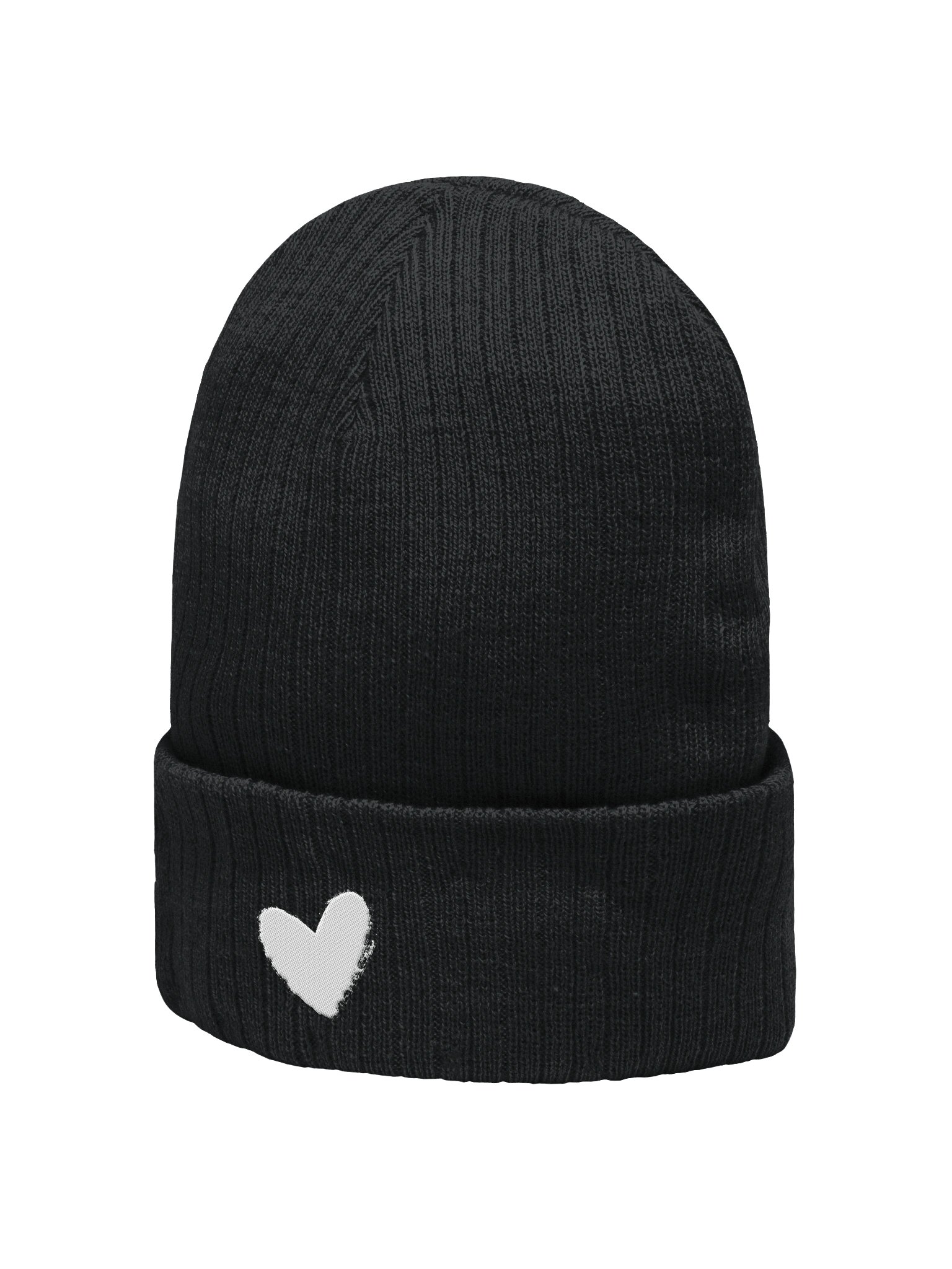 Pixel Heart Ribbed Beanie product image (9)