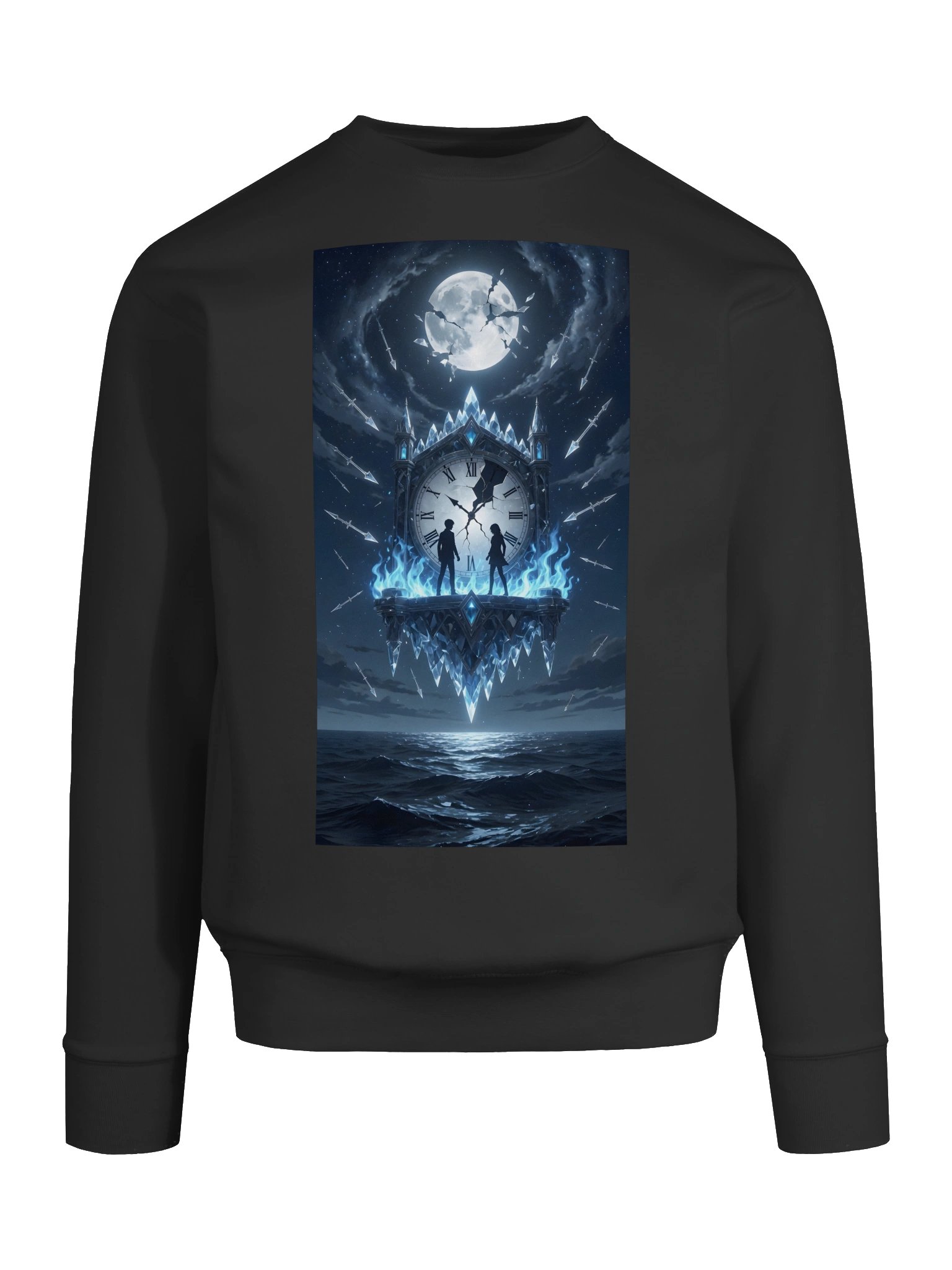 Cracked Moon Clockwork Dream Sweatshirt product image (9)
