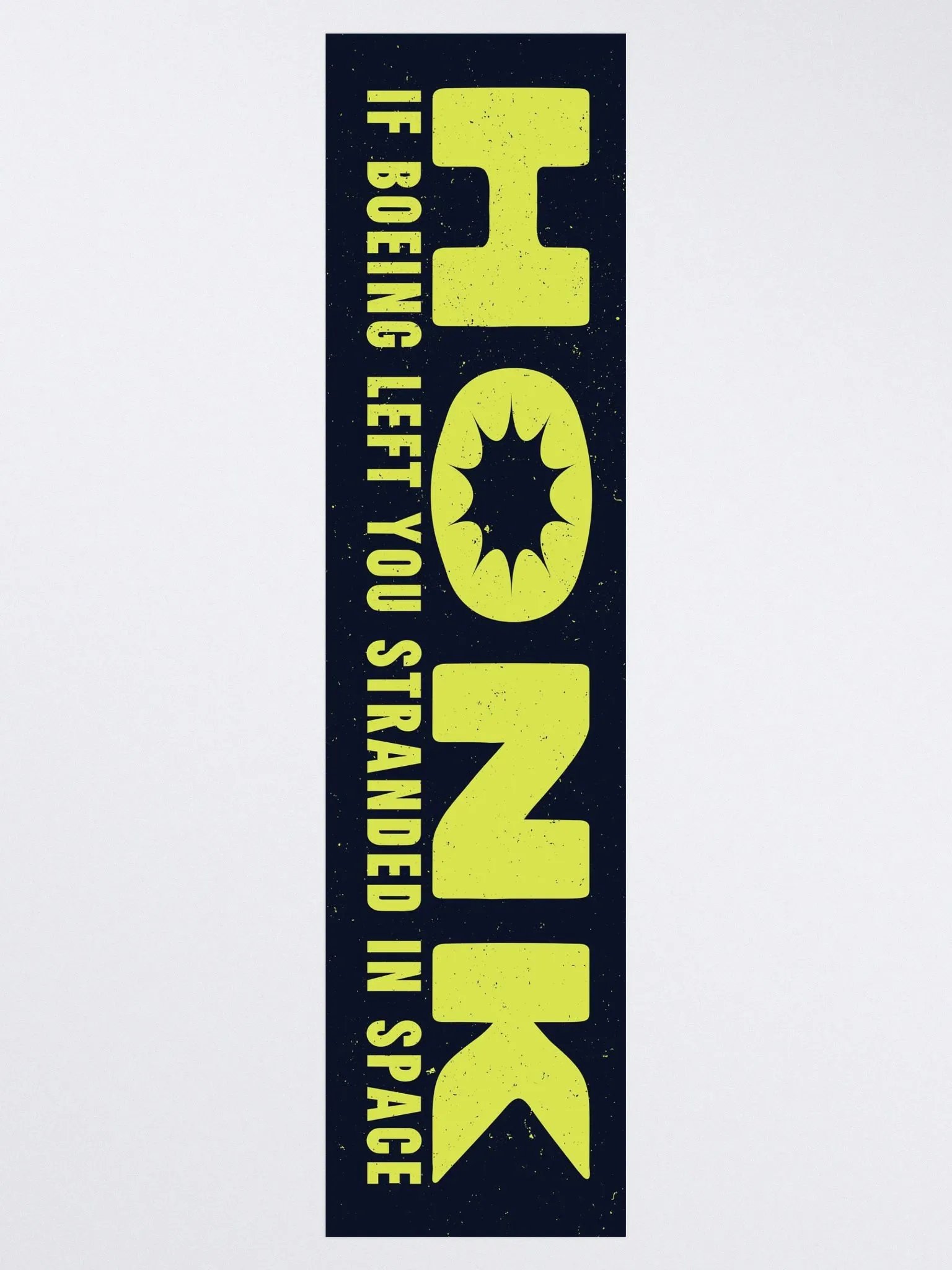 HONK For Boeing Kiss Cut Bumper Sticker product image (3)