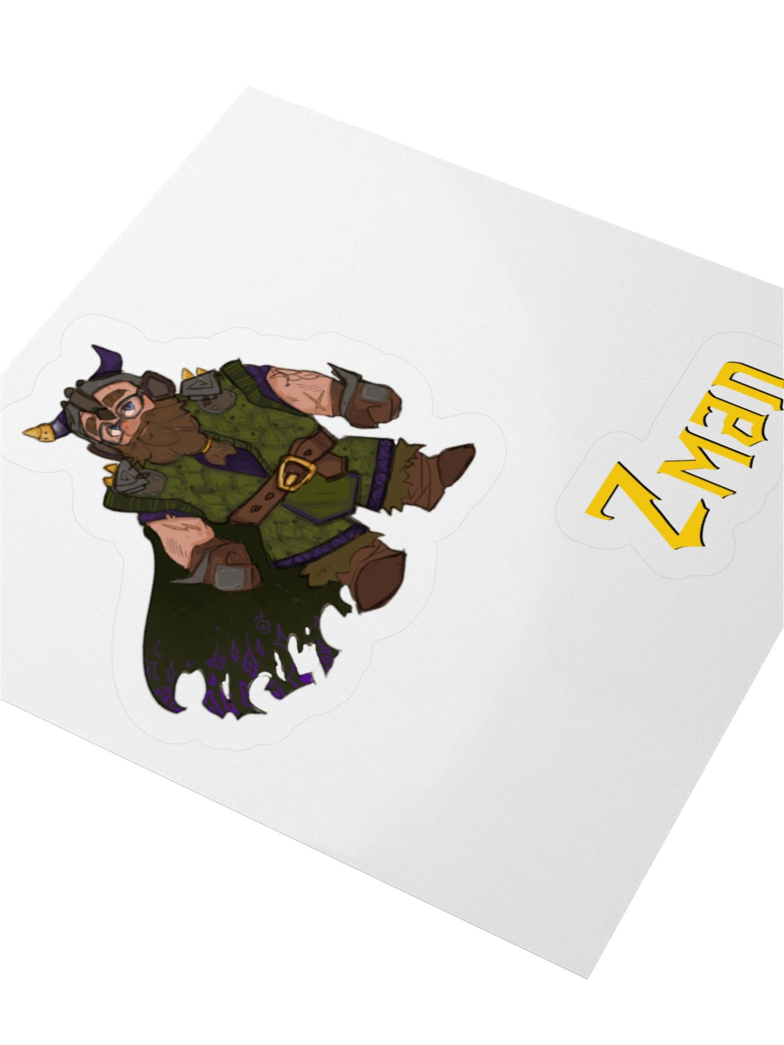 Zman the Dwarf Sticker product image (3)