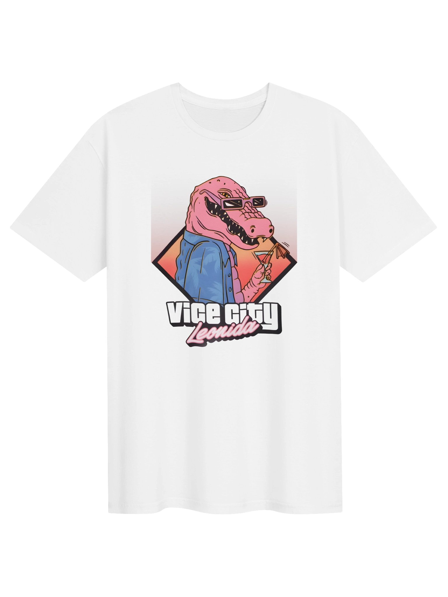 GTA VI Macca the Gator T-Shirt | Grand Theft Auto 6 Vice City Leonida Tee product image (1)