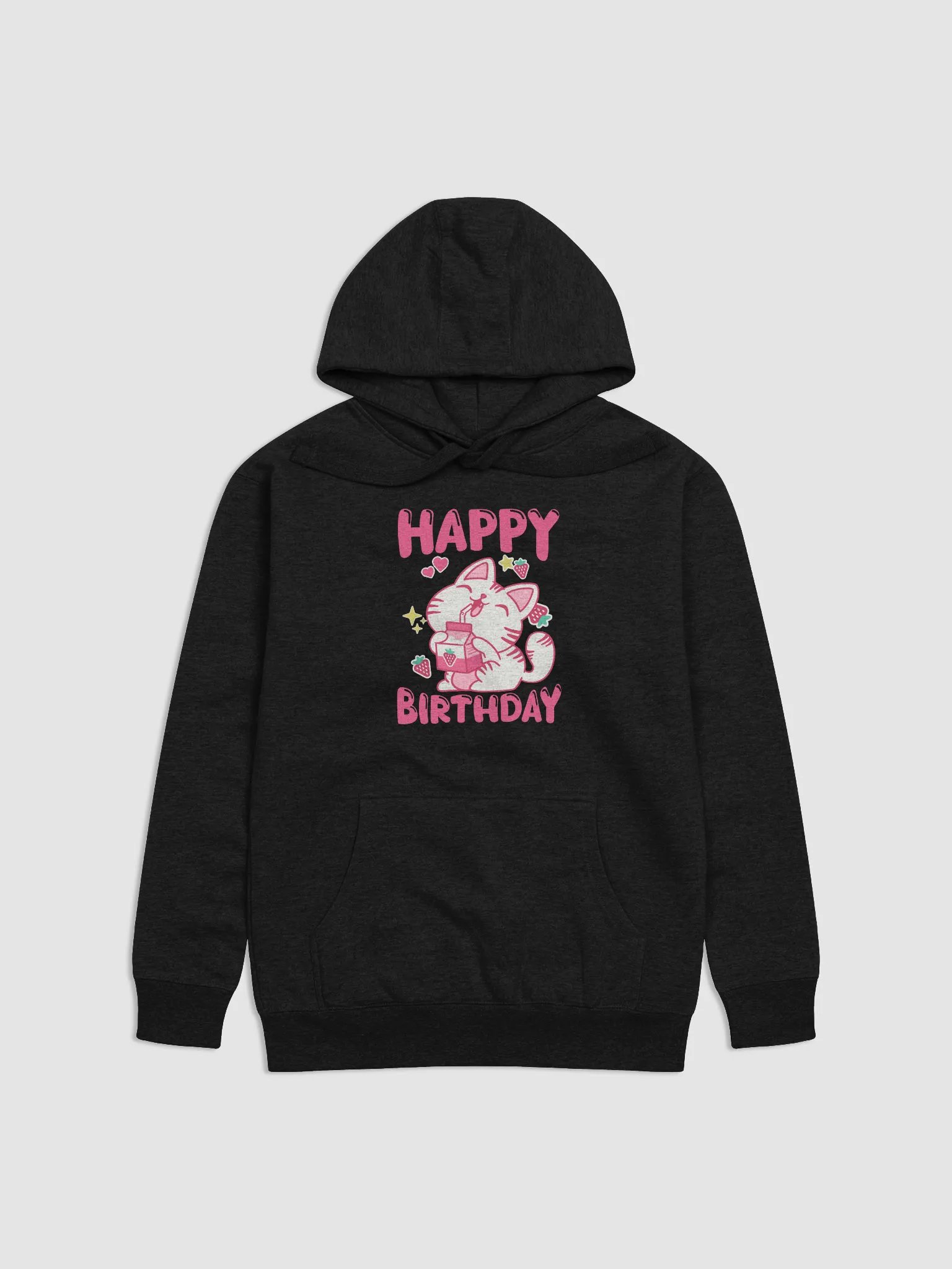 Happy Birthday (Cat Strawberry) Hoodie 1 product image (1)