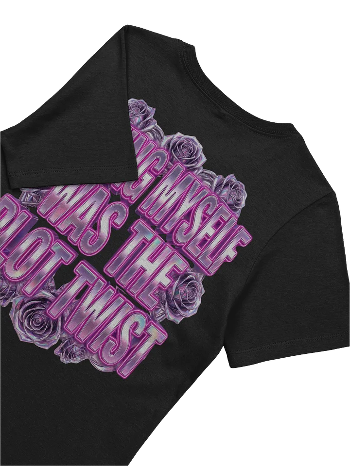 Loving Myself Was The Plot Twist – Chrome Self-Love Tee product image (1)
