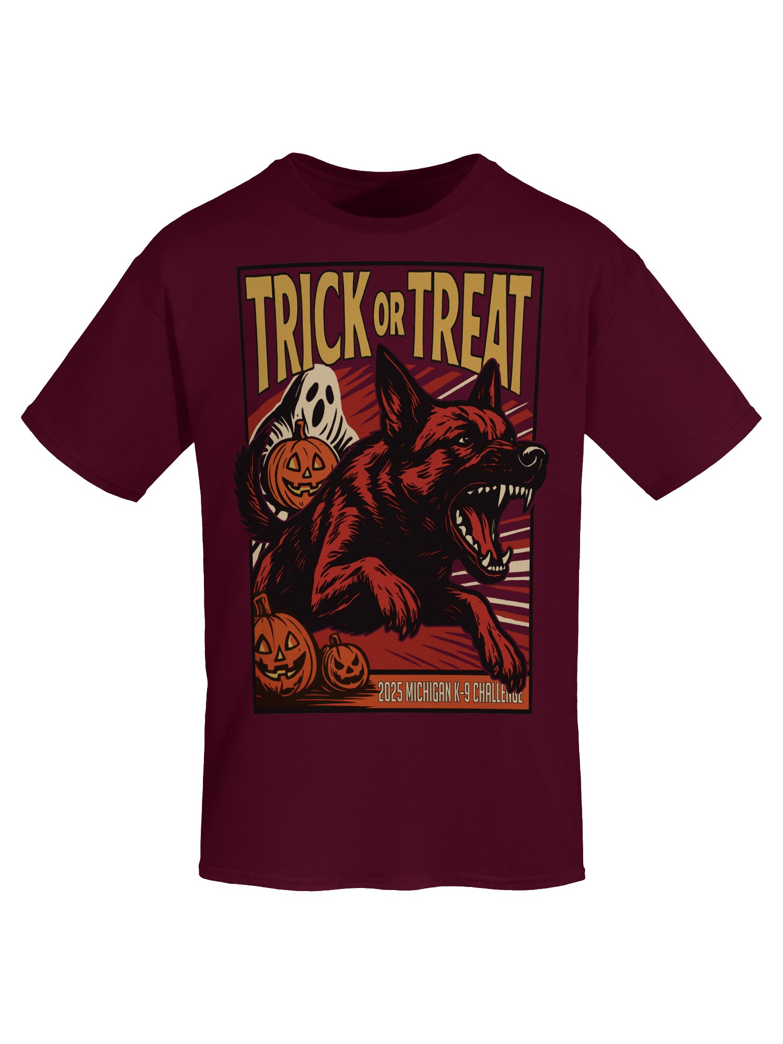 2025 Michigan K-9 Challenge Trick or Treat - Gildan Heavyweight T-shirt product image (5)