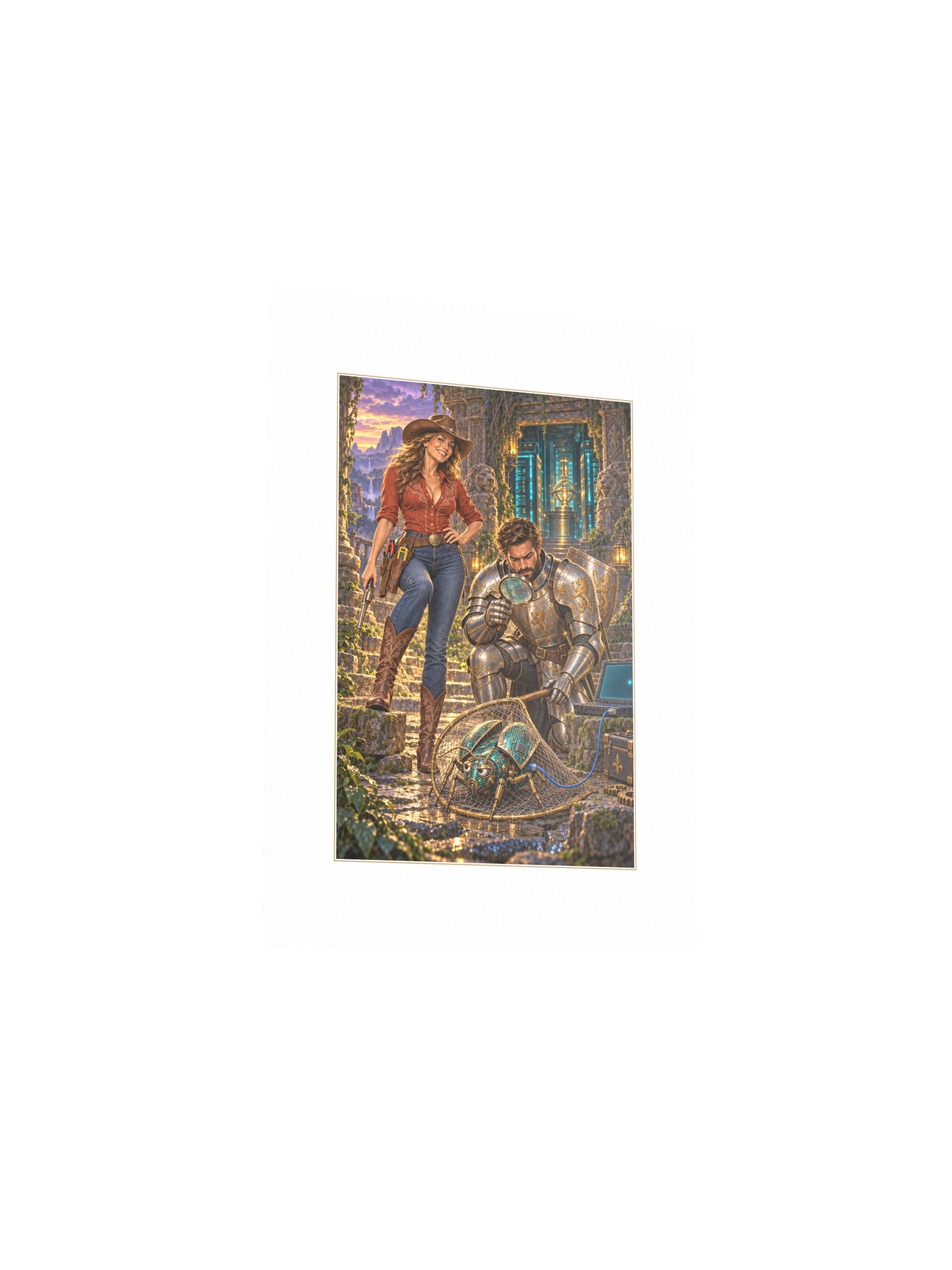 Bug Hunters Small Art Print product image (3)