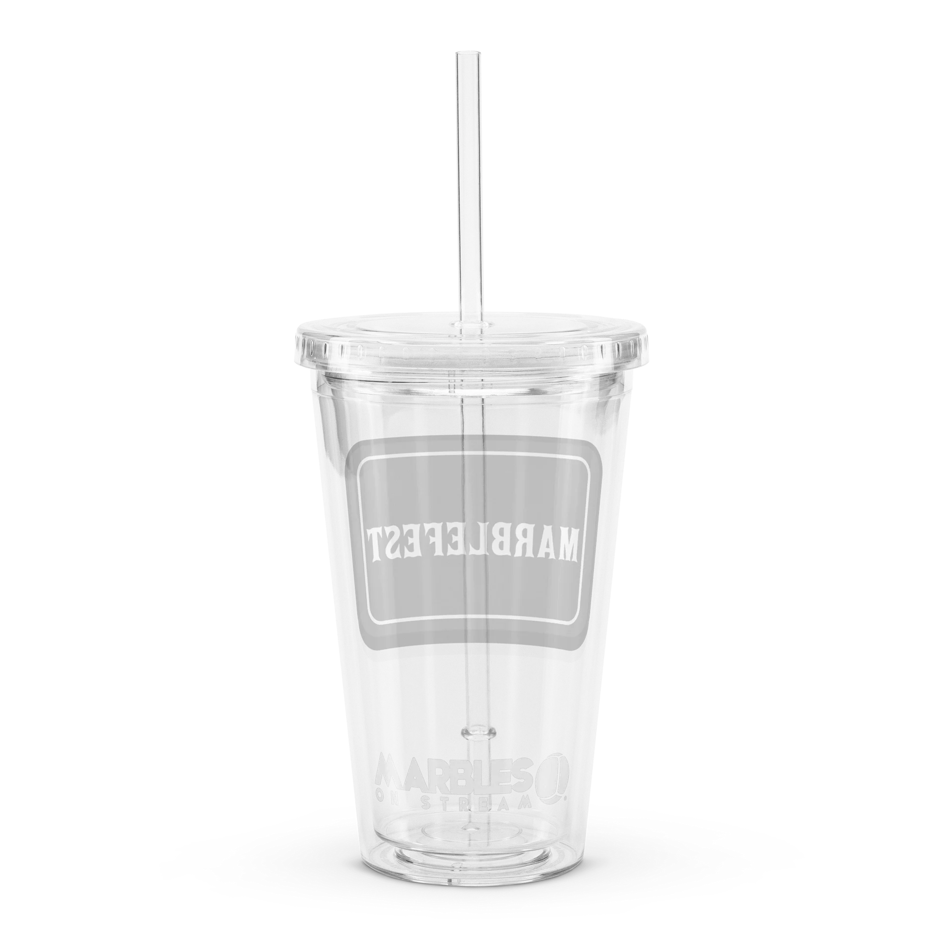 Marblefest May 2026 - Double Wall Clear Plastic Tumbler product image (3)