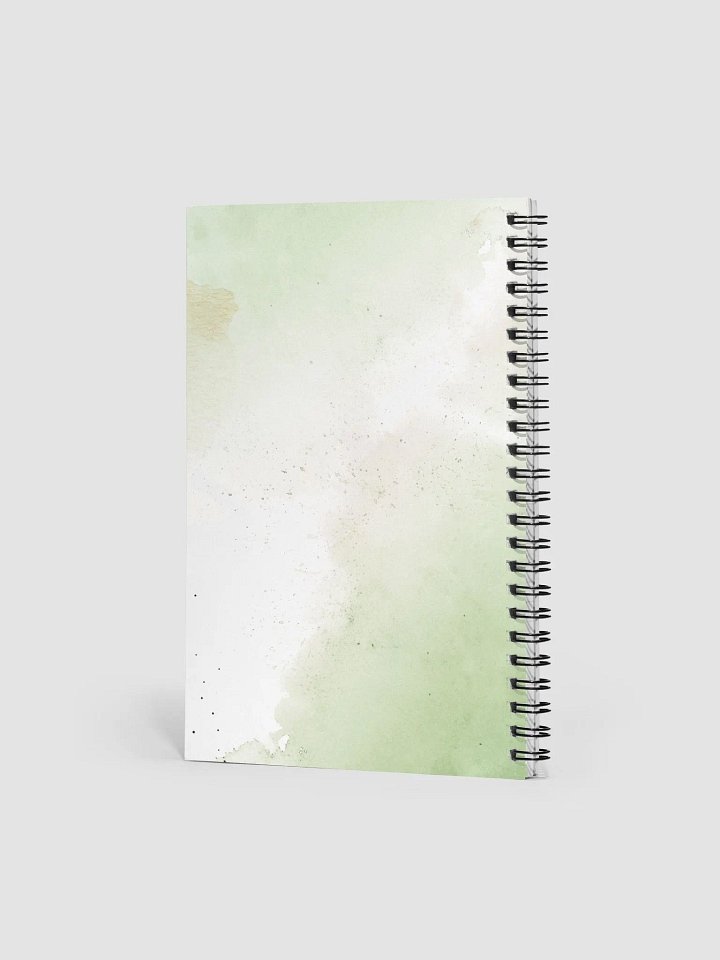 Serene Leaf Spiral Notebook product image (2)