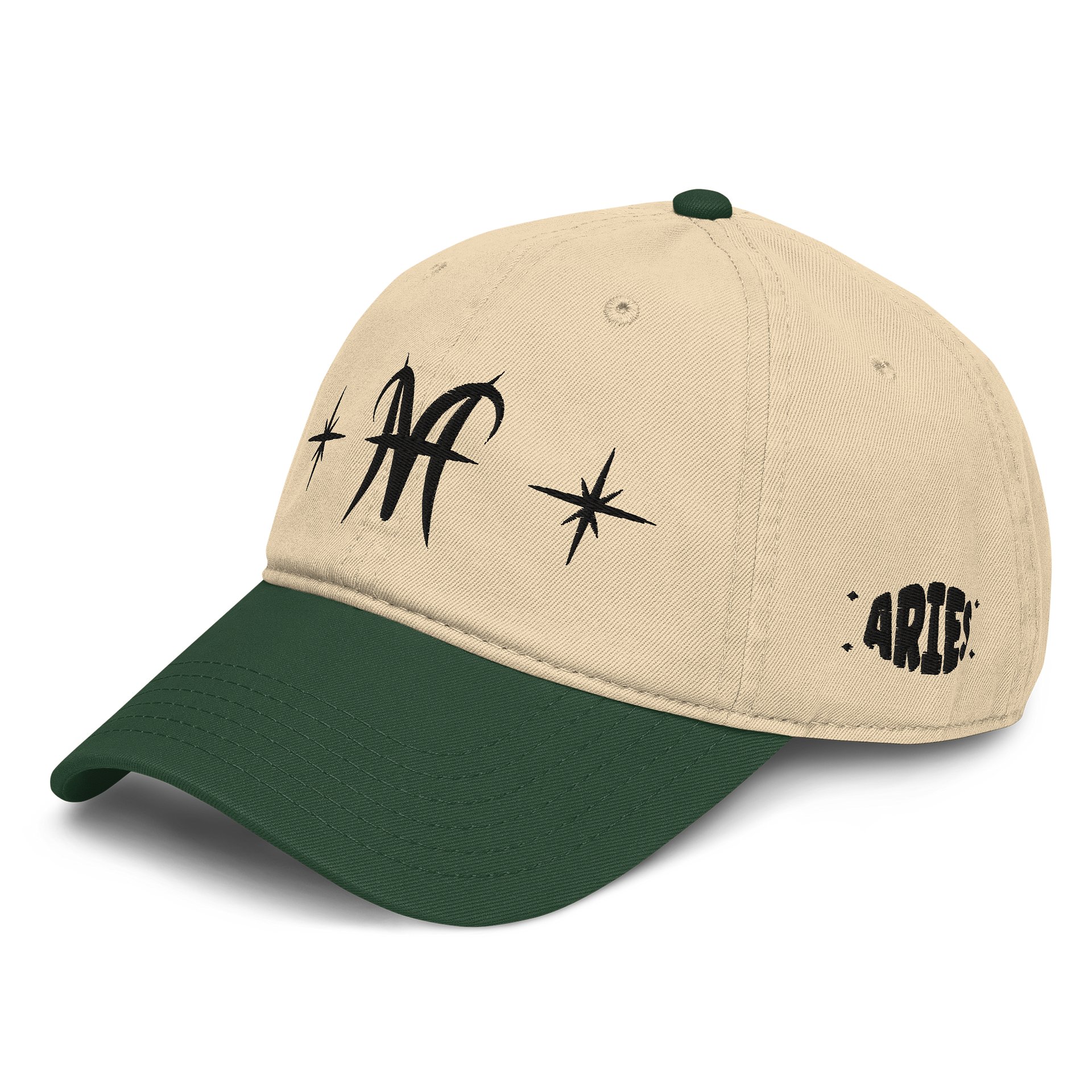 pisces aries cusp dad hat (black) product image (4)