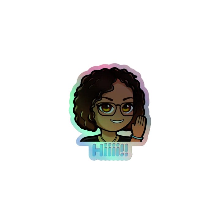 Hiiii!! Holo-Sticker product image (1)