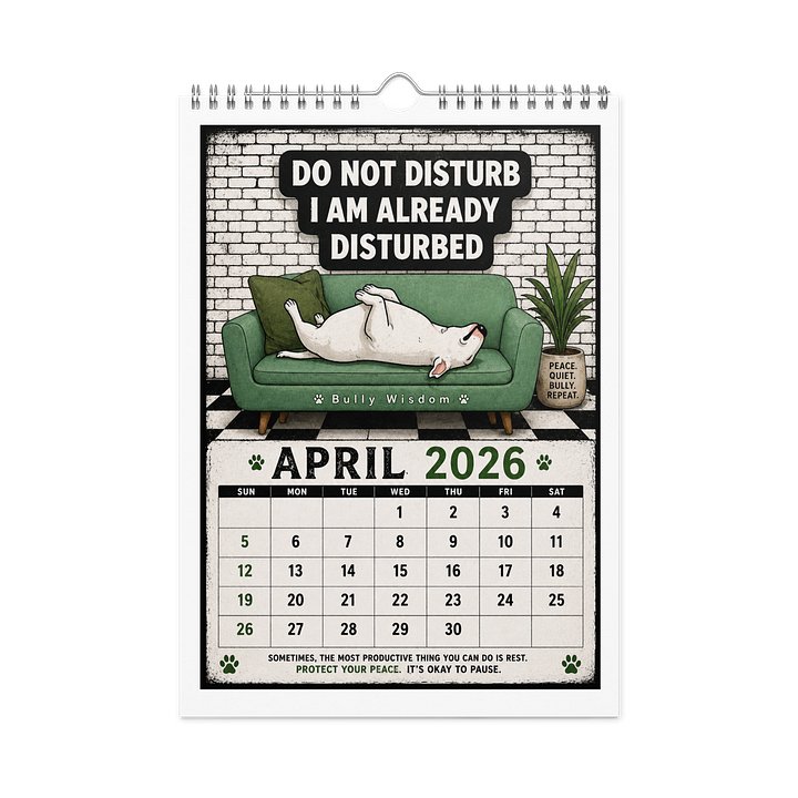 2026 Calendar by Bully Wisdom product image (1)