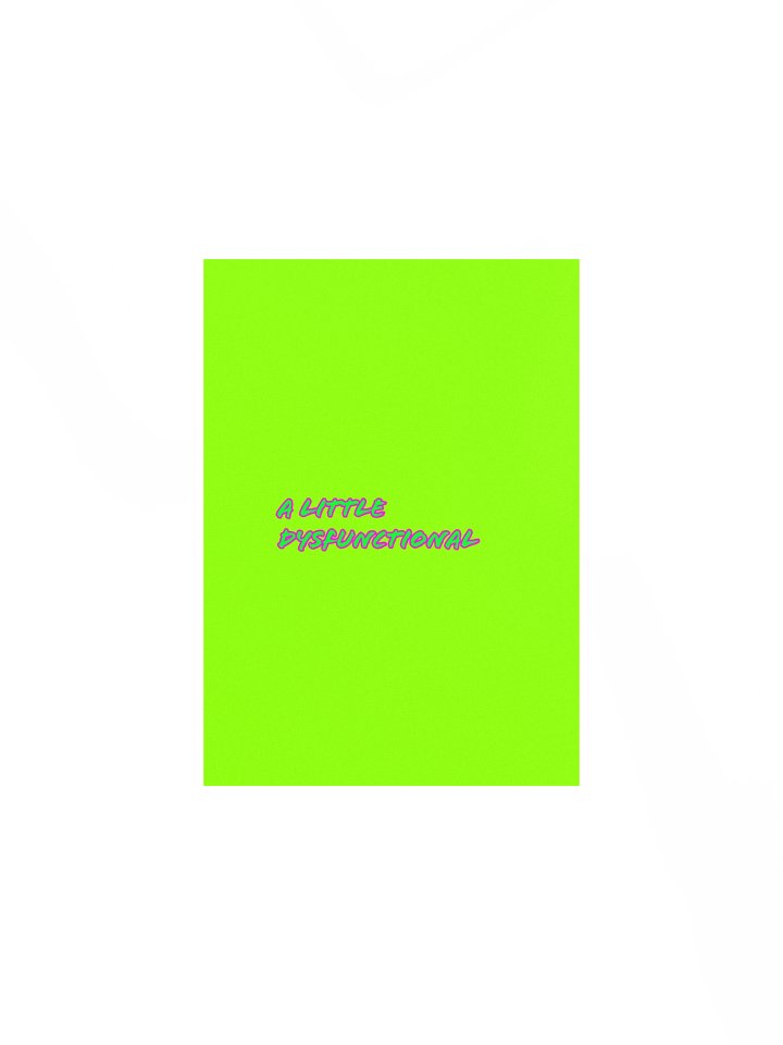 A Little Dysfunctional Poster product image (1)