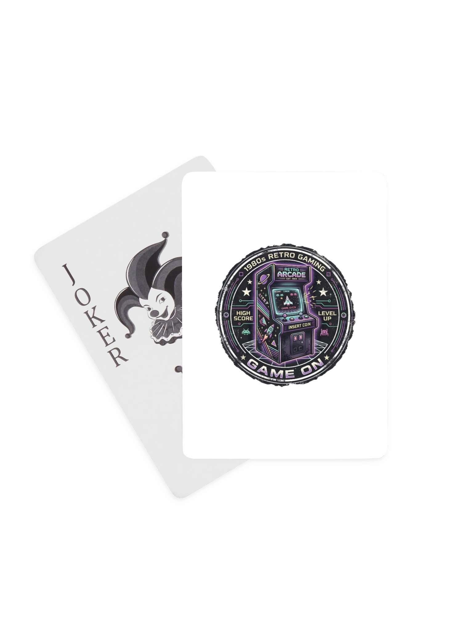 Retro Arcade Poker Playing Cards product image (1)