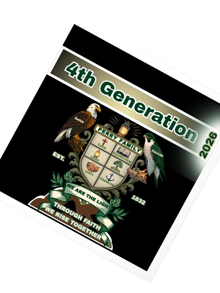 4th Generation Perry Family Reunion 2026 Stickers – Legacy Edition product image (2)