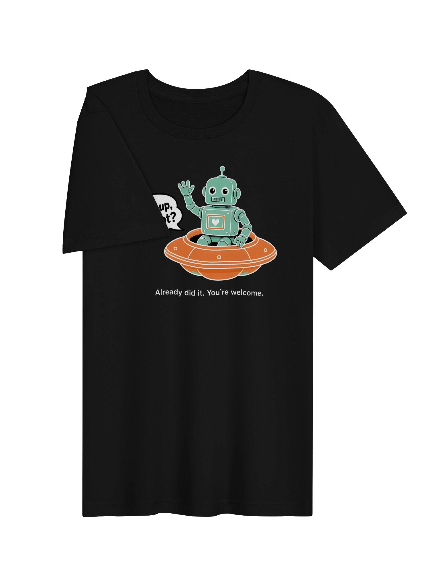What's Up, Grok Bot? Retro Robot Tee product image (3)
