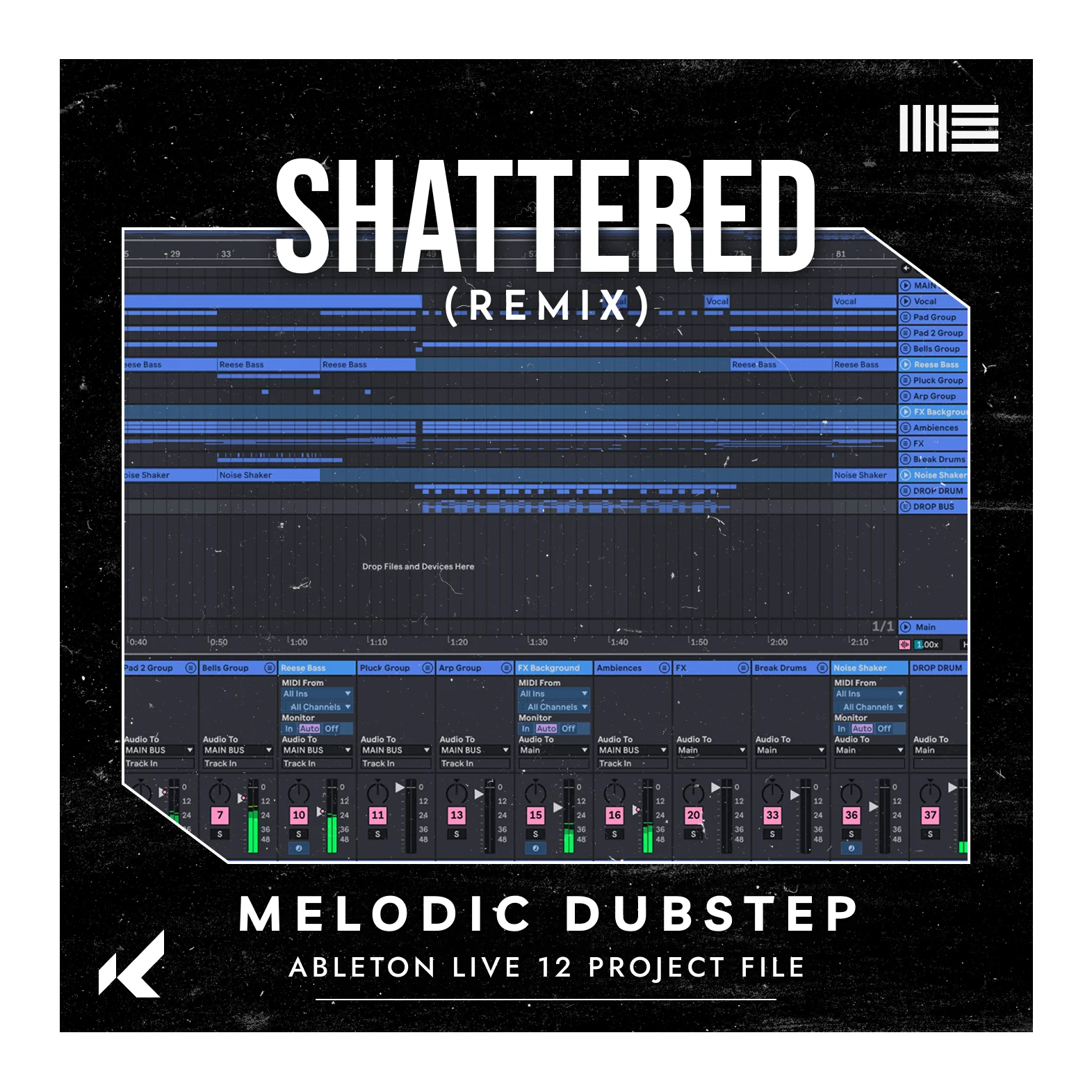 Shattered Remix | Ableton Live 12 Project File | Melodic Dubstep product image (1)