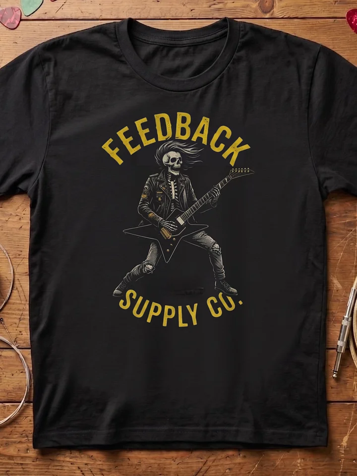 Skeleton Shredder Kelly - Guitar T-Shirt product image (1)