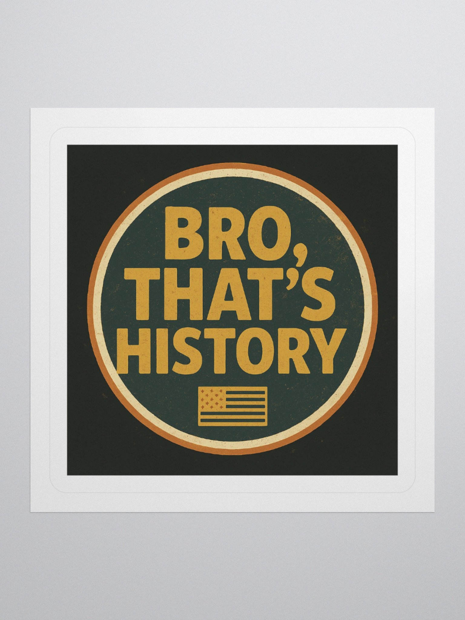 Bro, That's History - U.S.A. Sticker product image (2)