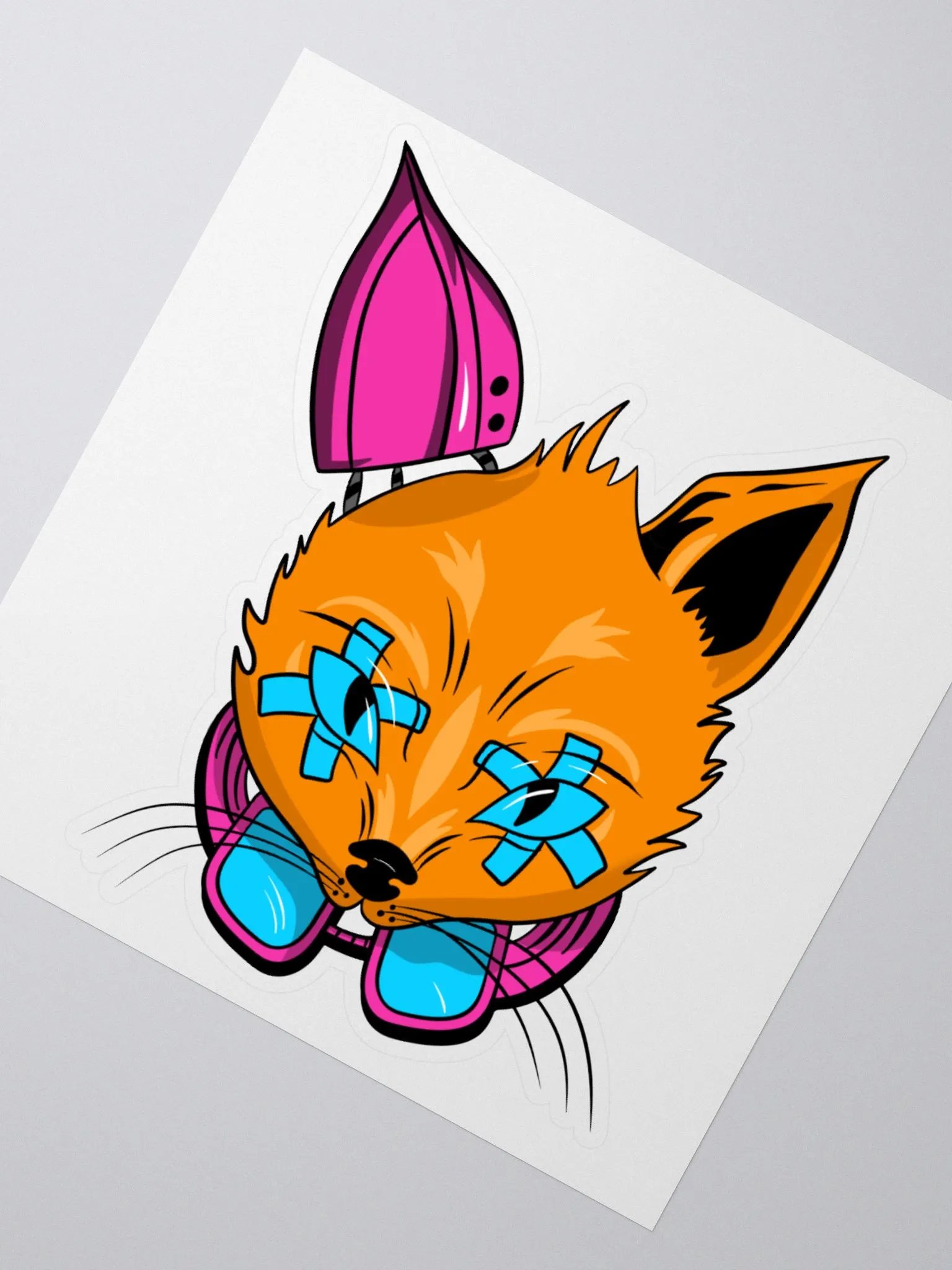 ShepQuest Cyber Fox Sticker product image (2)